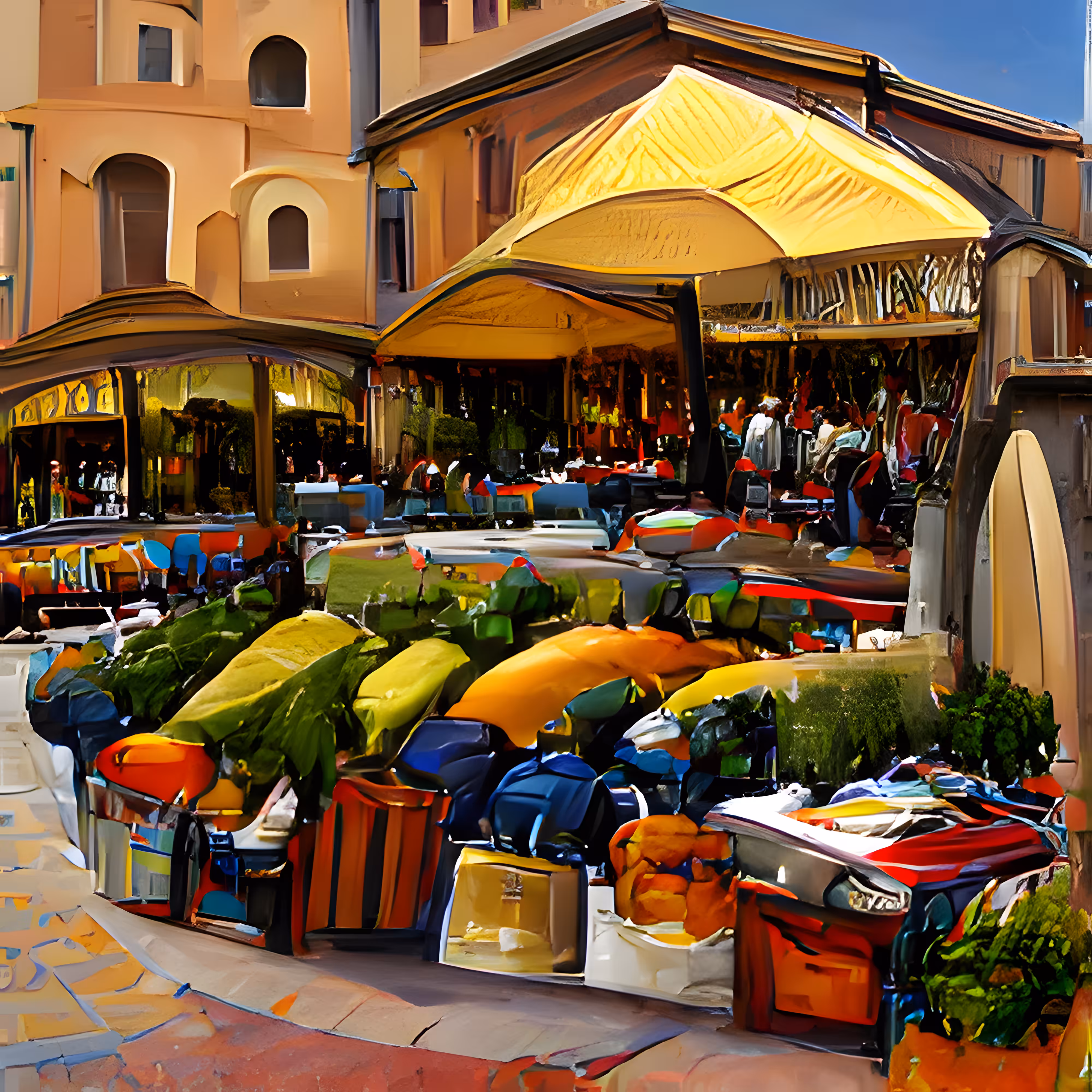 Lovely local market in italy