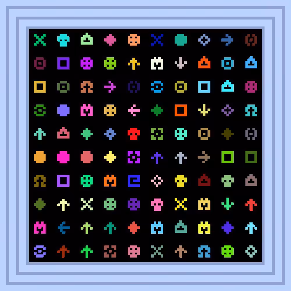 Whatever you do, don't tell anyone :: Procedural Symbols #352/1000