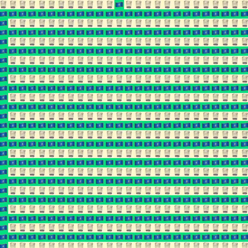 Elementary Cellular Emoji Automata #700