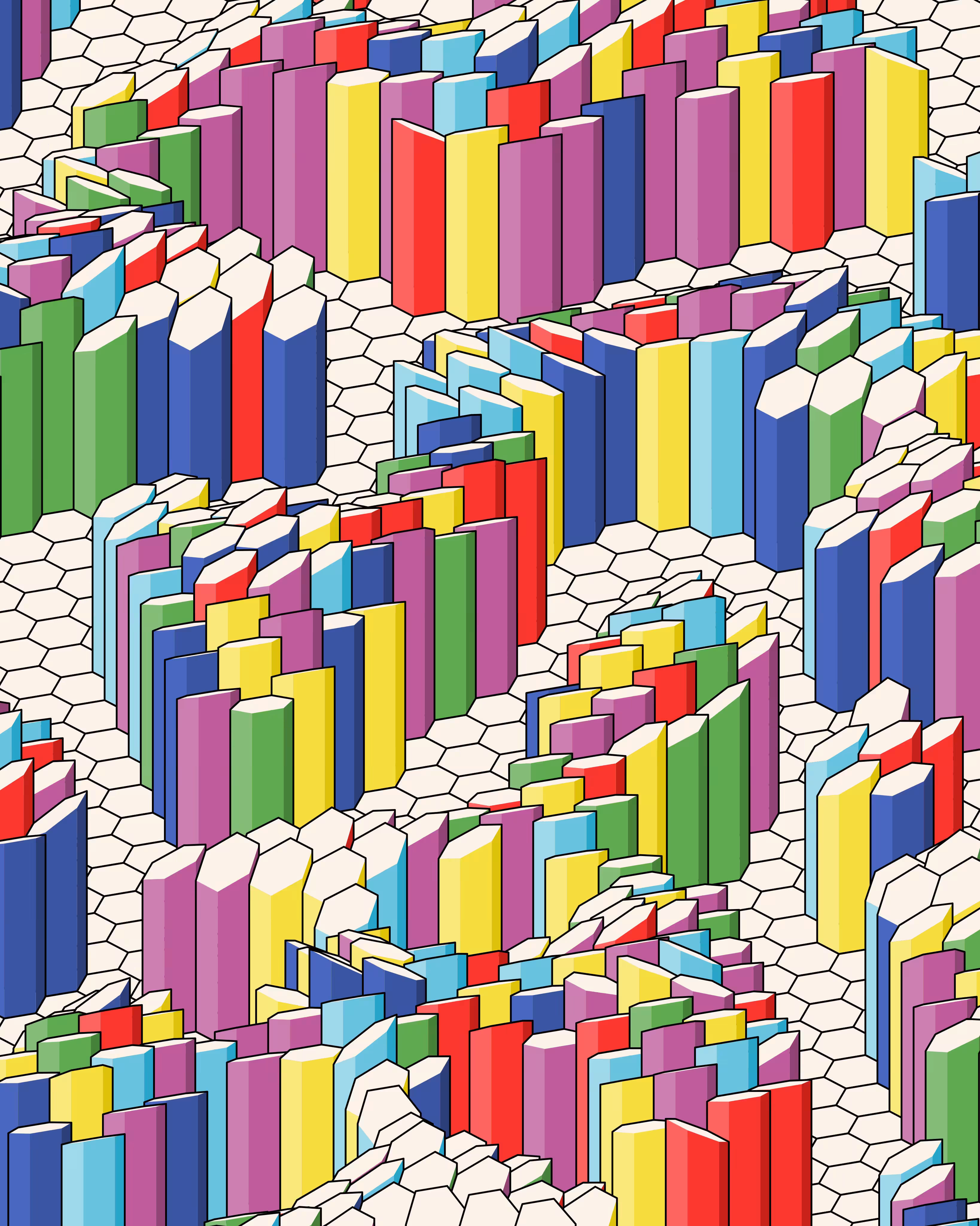 Hexagones Landscape #226