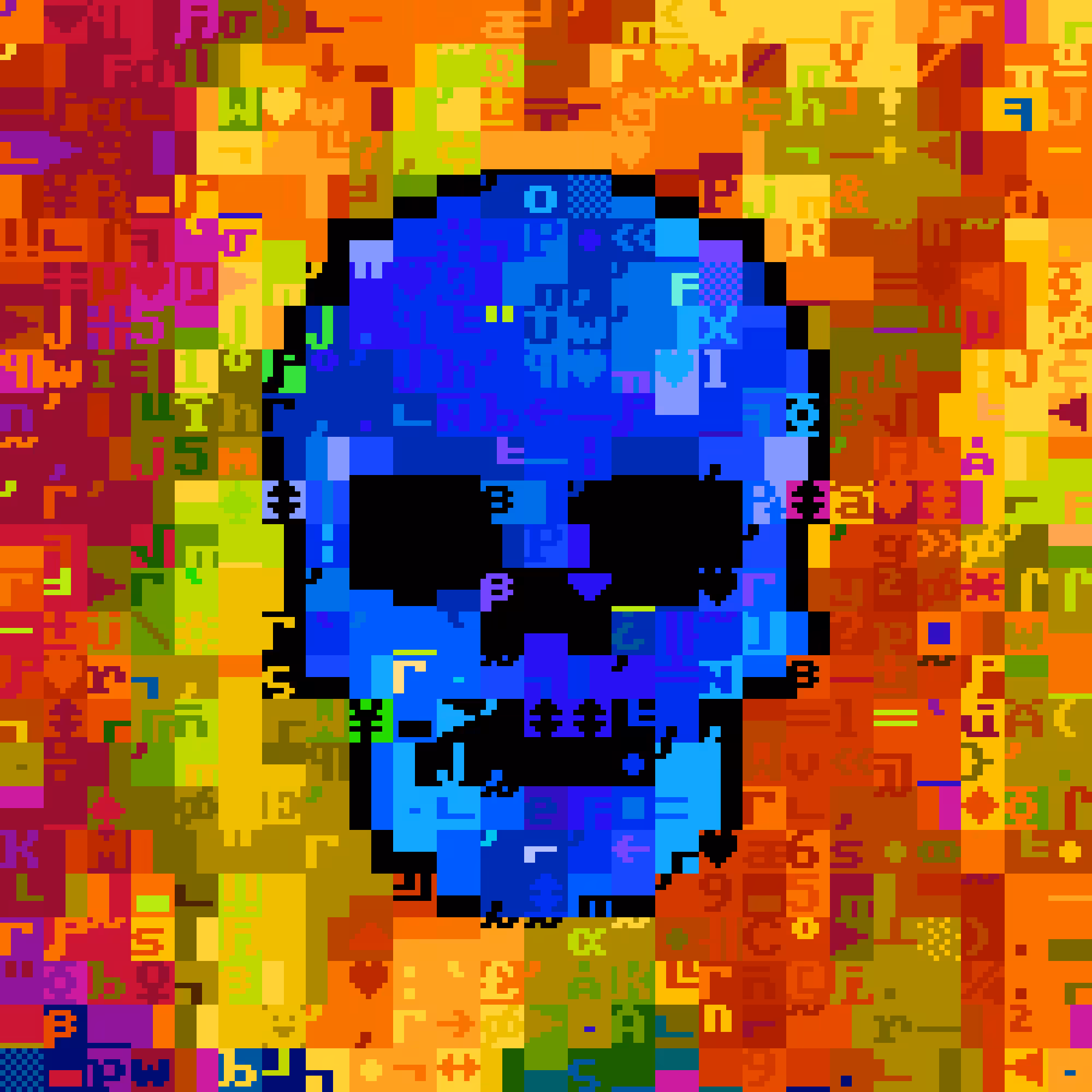 DOS Skull 0555