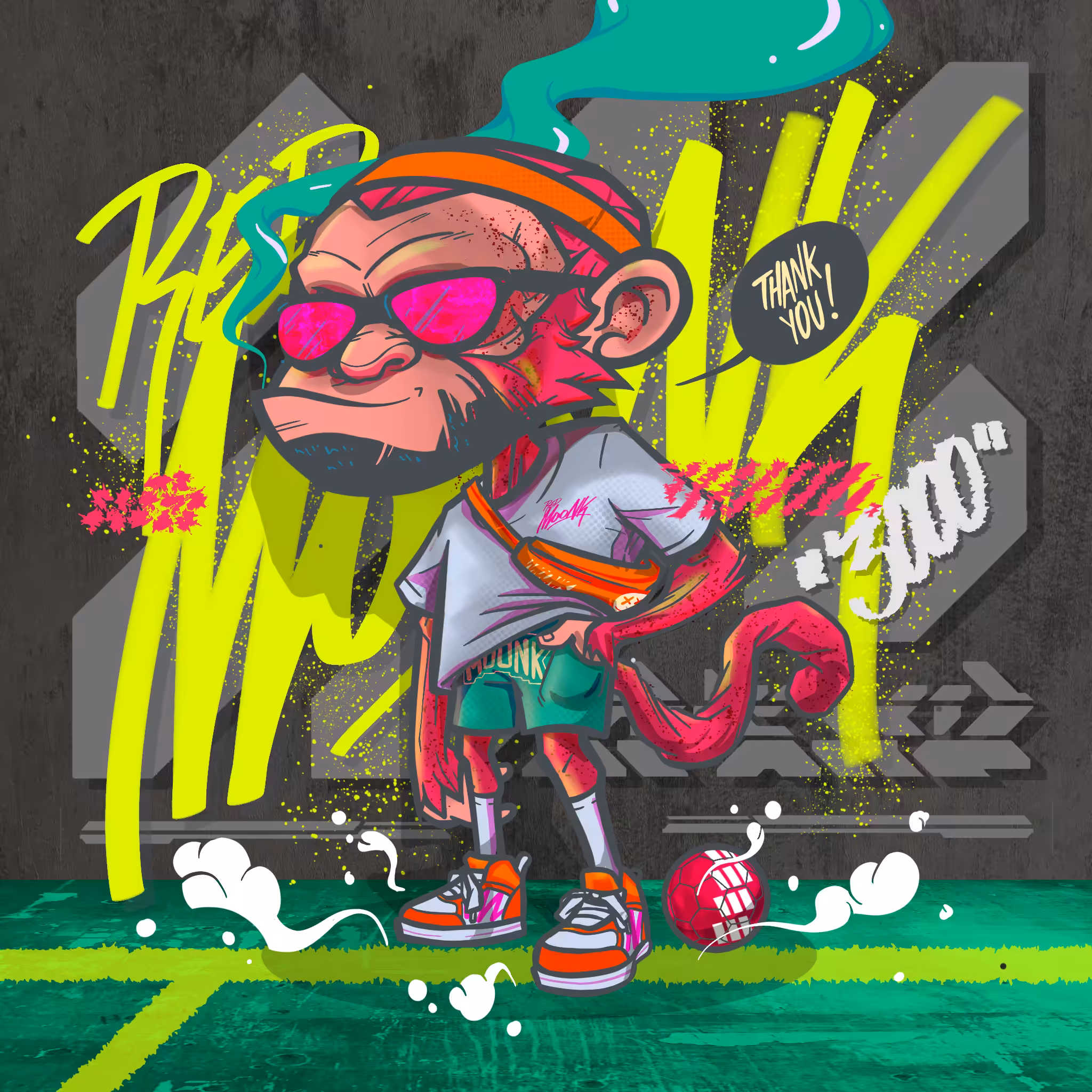 RED MOONK - GREEN