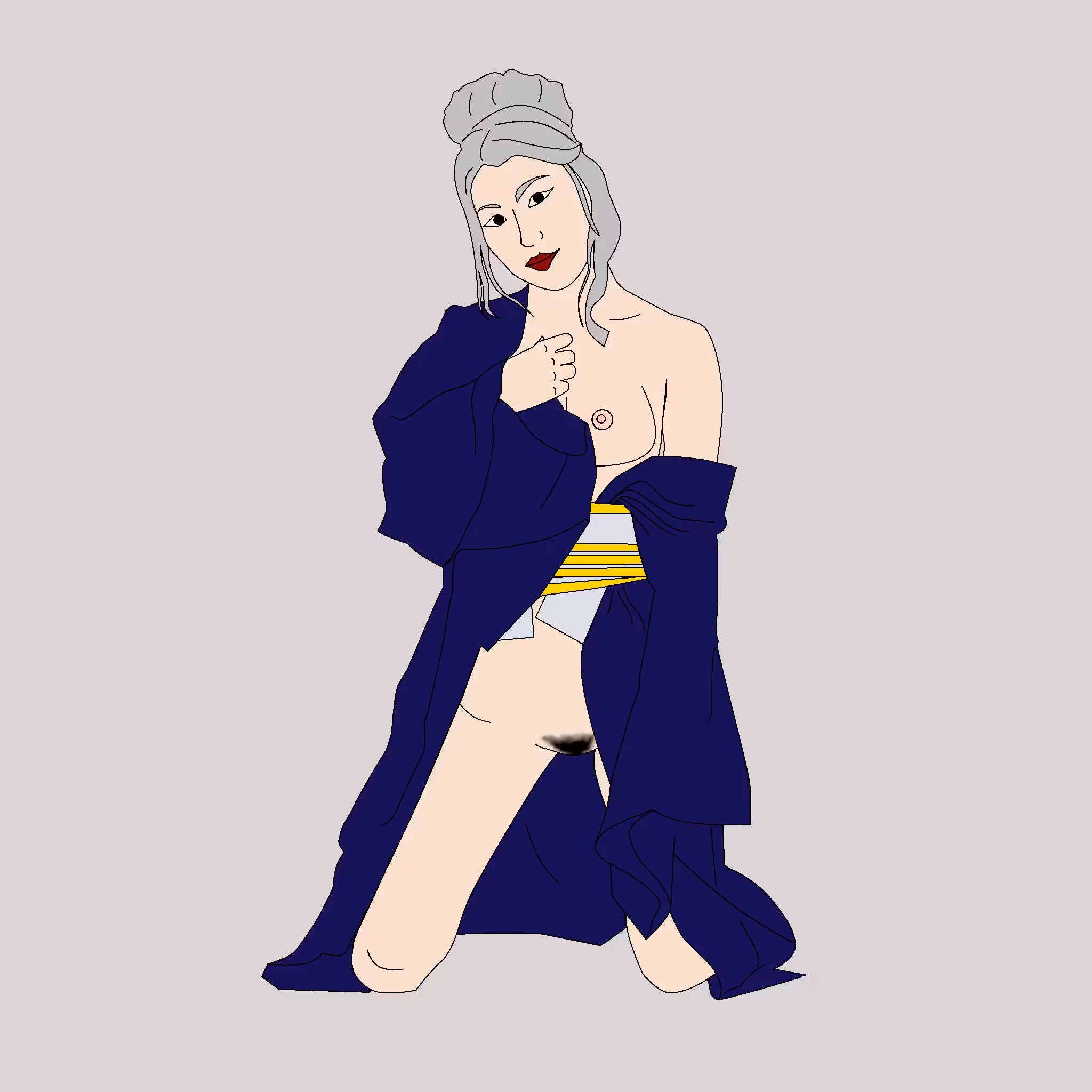 Woman in a Kimono 14 of 51