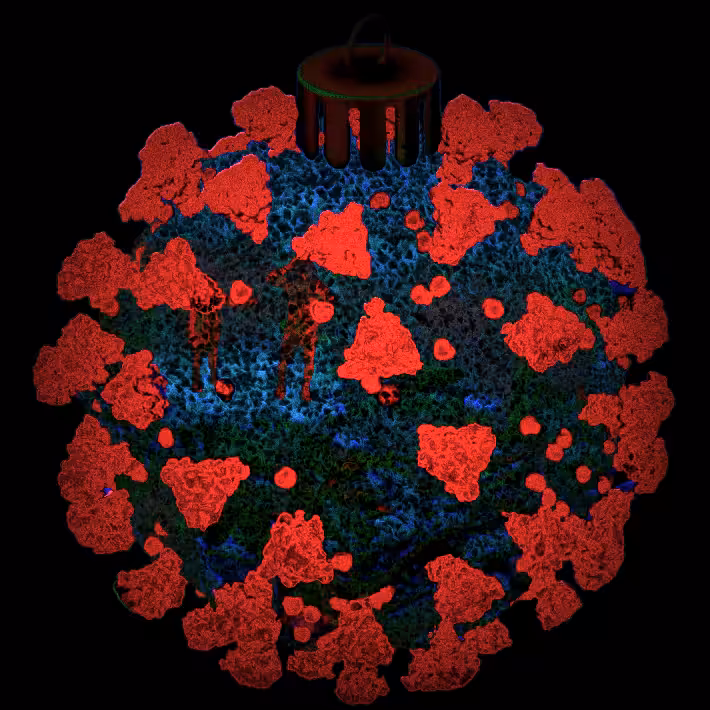 Omicron Ornament