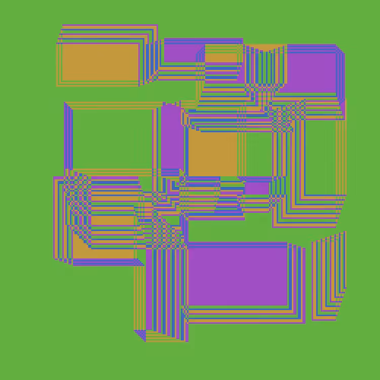 Superimposed Rectangles #90