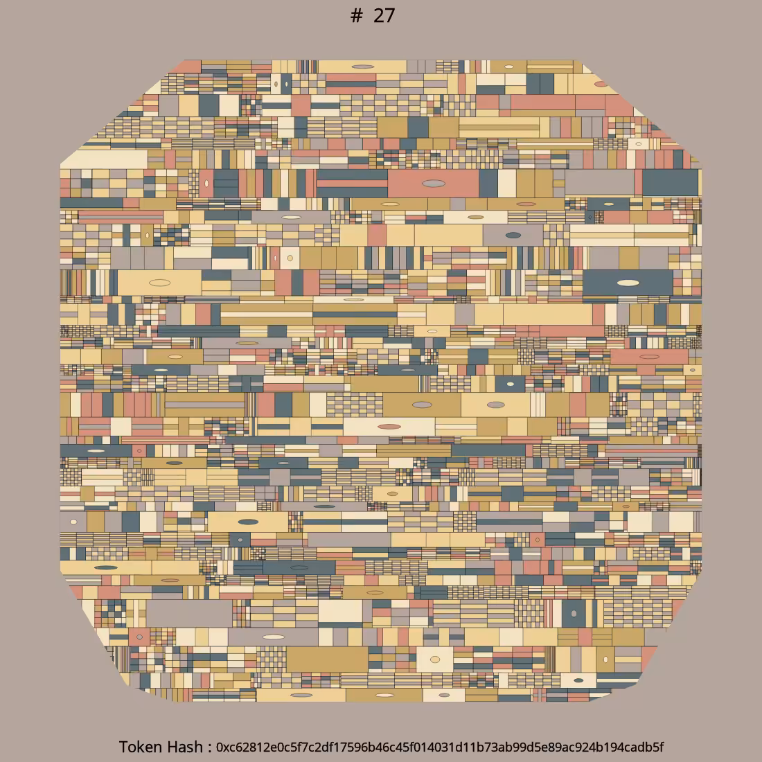 Abstracte Raster:The last piece #27