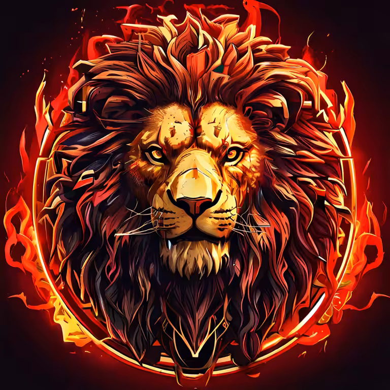 Lion & Fire