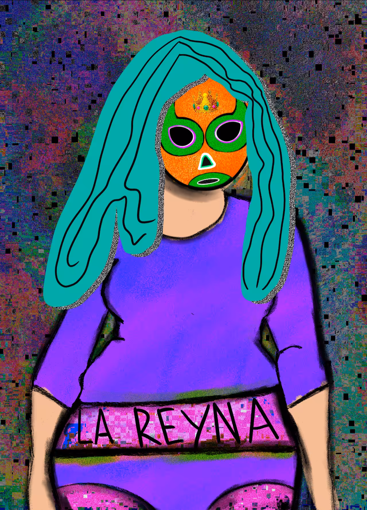 NFT luchadora #37