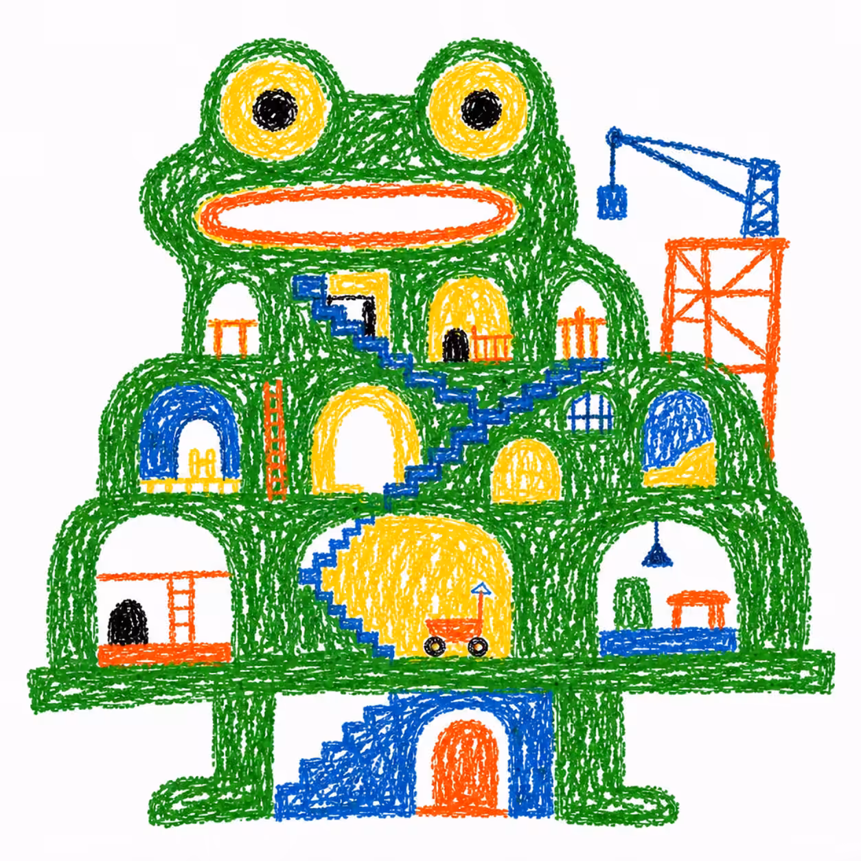 Staircase Frog