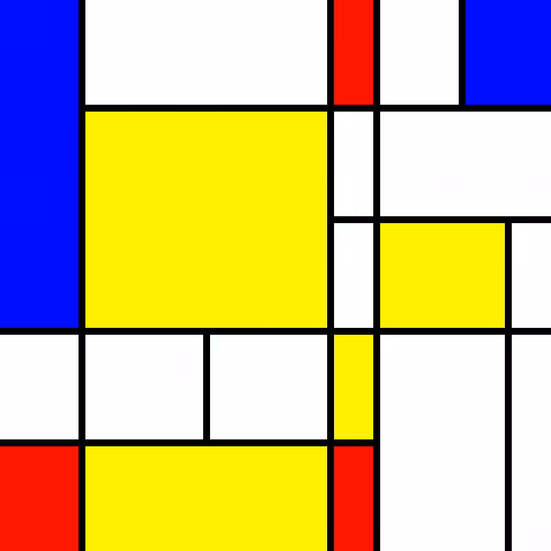 compositioninredblueandyellow.art, (NFT) #24
