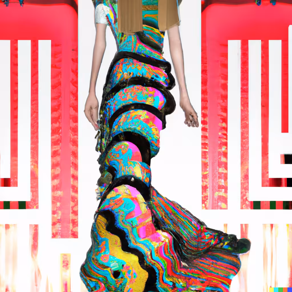 Grand Ballroom Glitch Gown