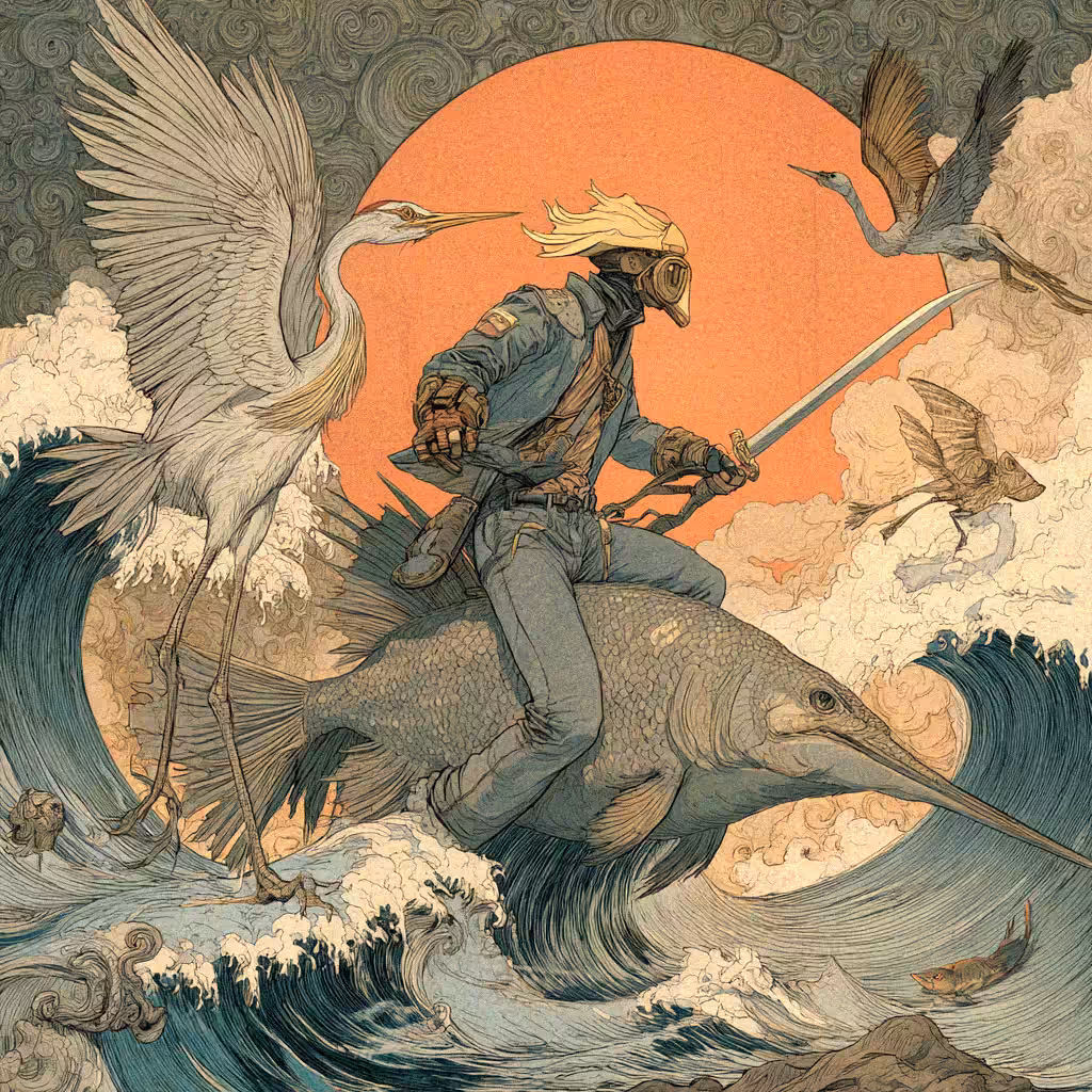 The Heron and the Swordfish