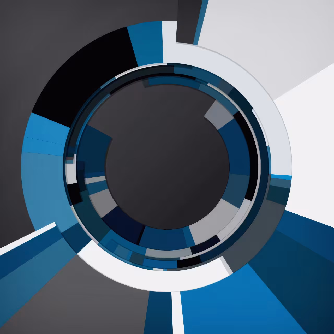 Abstract Multi-level Sunburst Chart (IV/IV)