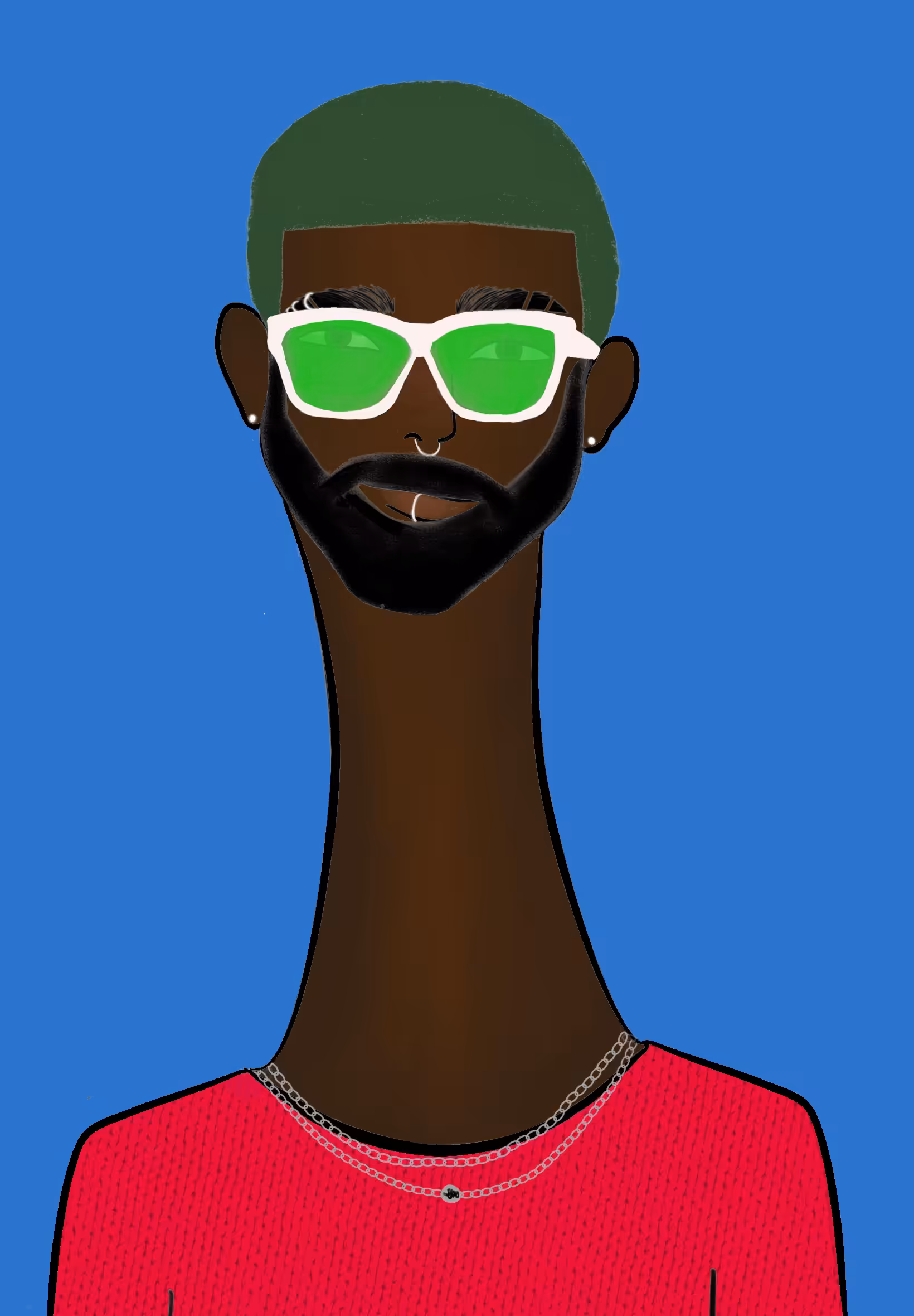 Long Neckie Fellas #1071
