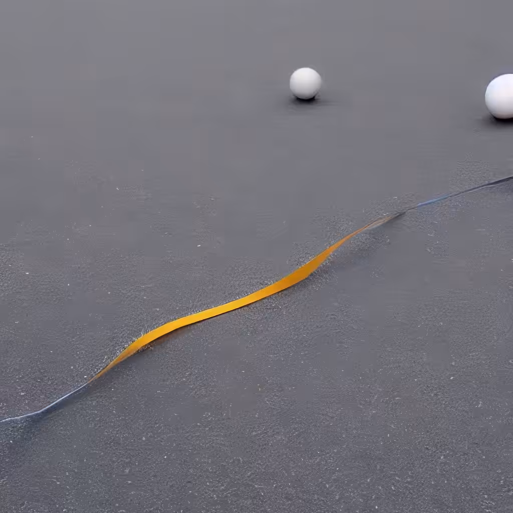 "three balls thrown in the air to get a straight line" attempt #13