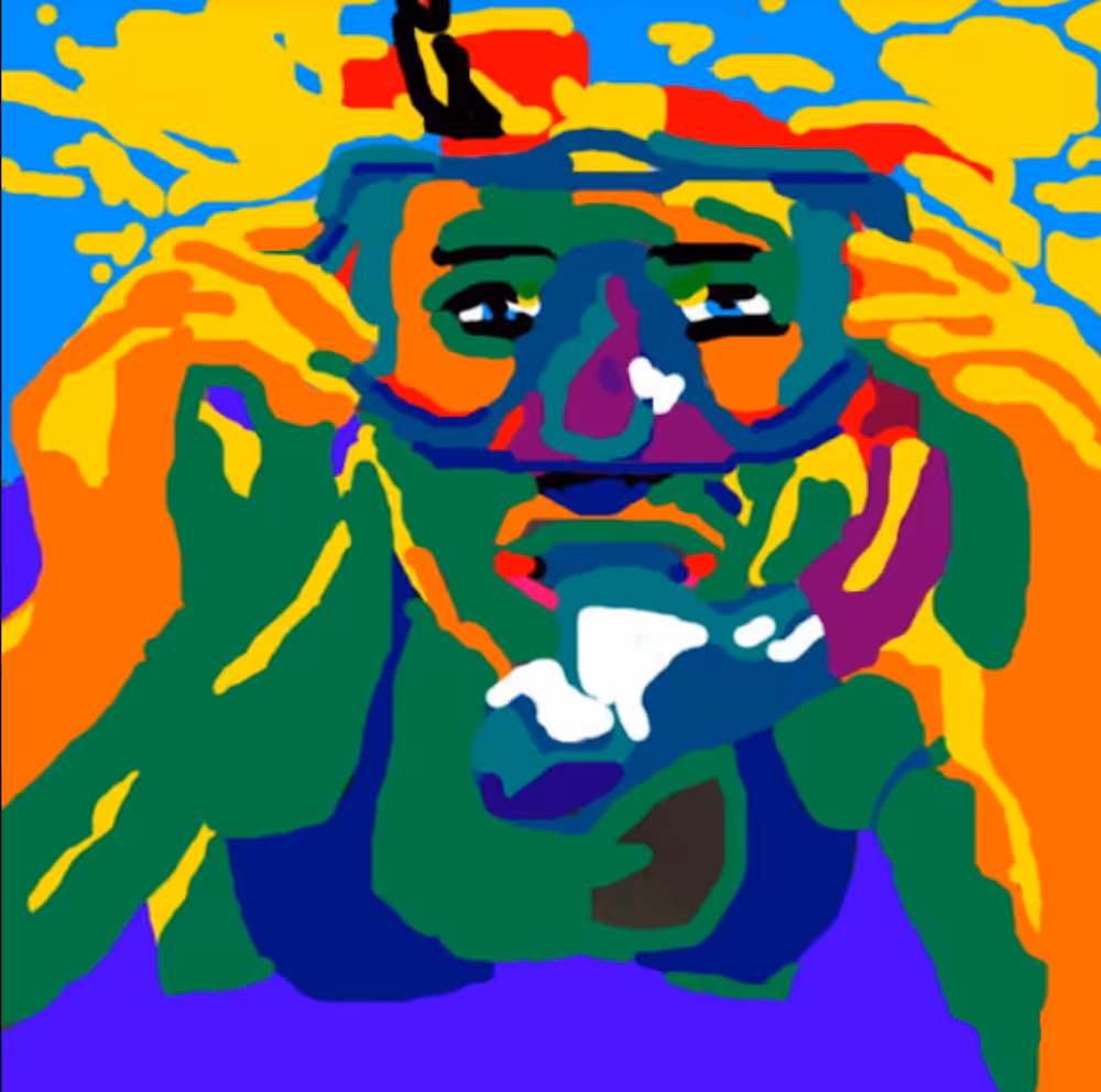DIGITAL PAINTING: Sous l'eau 