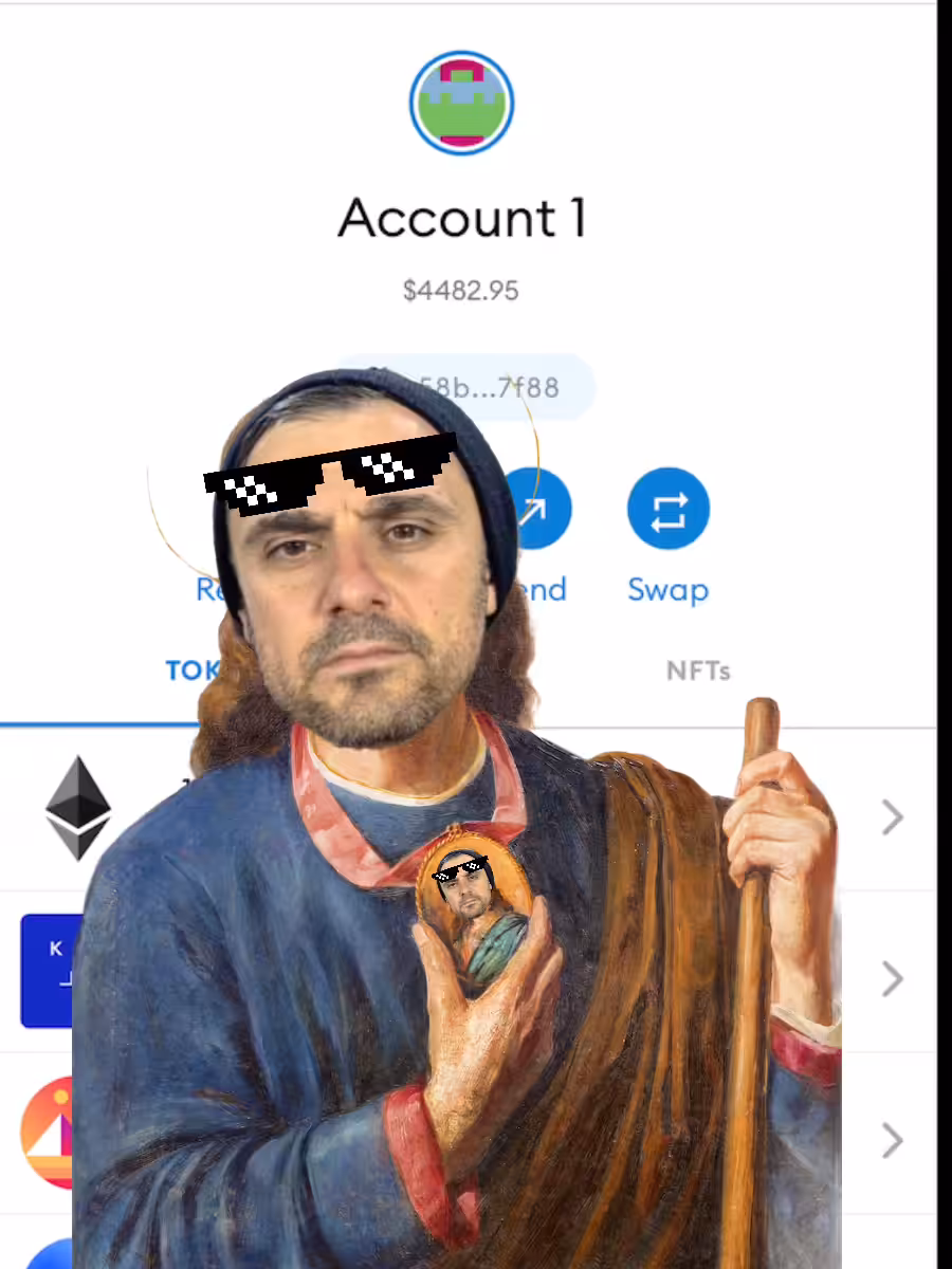 Patron Saint of Crypto Bags