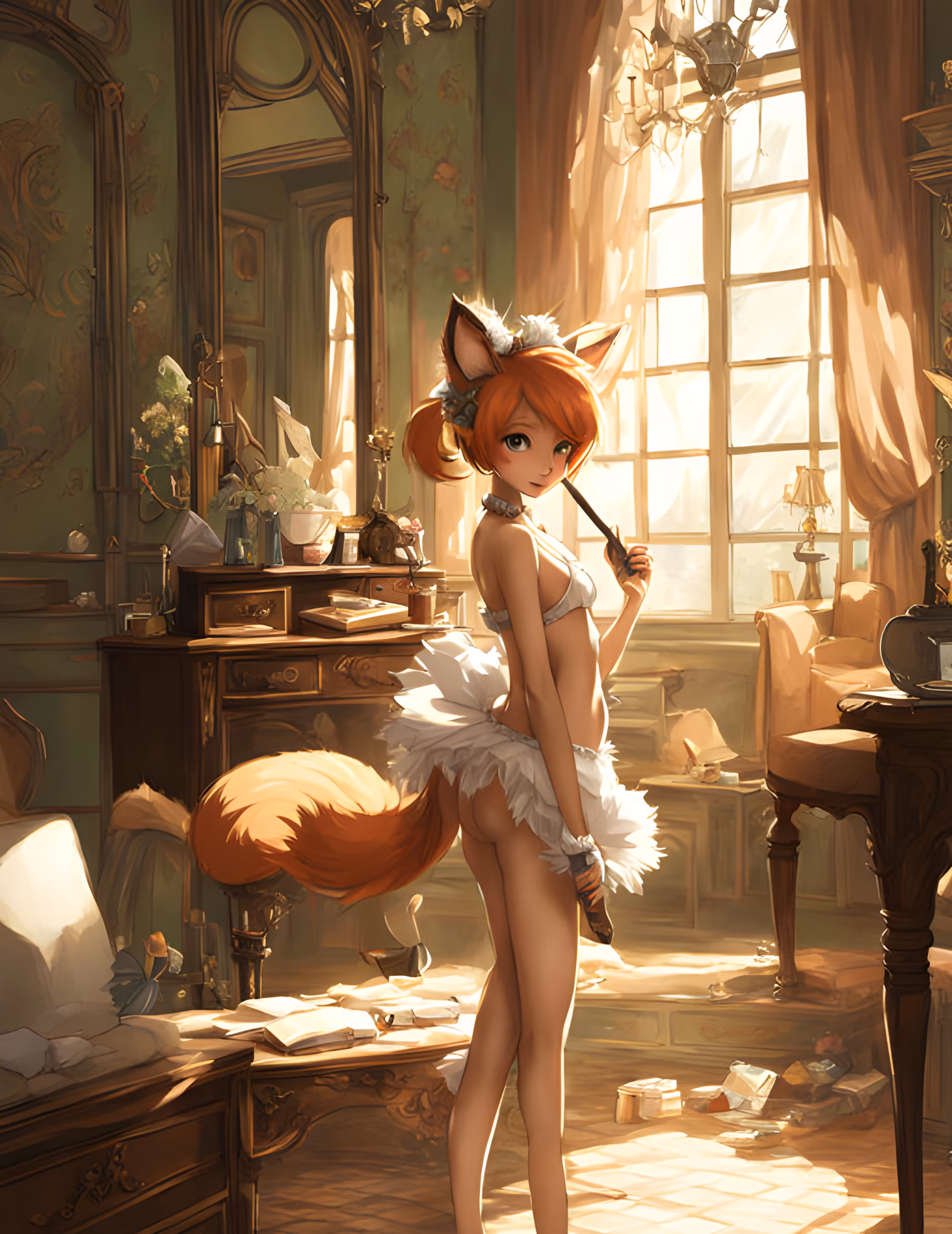 cleaning up