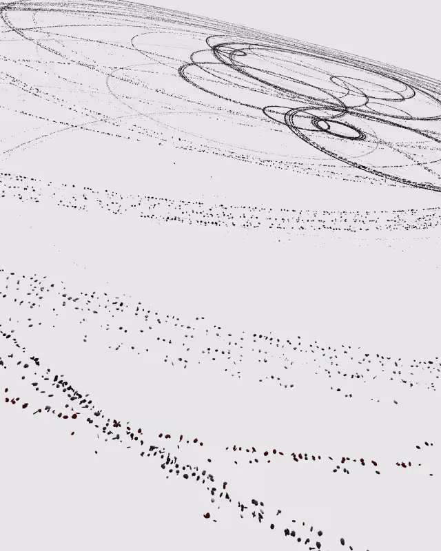circle drops - 'the passenger' sketches #219