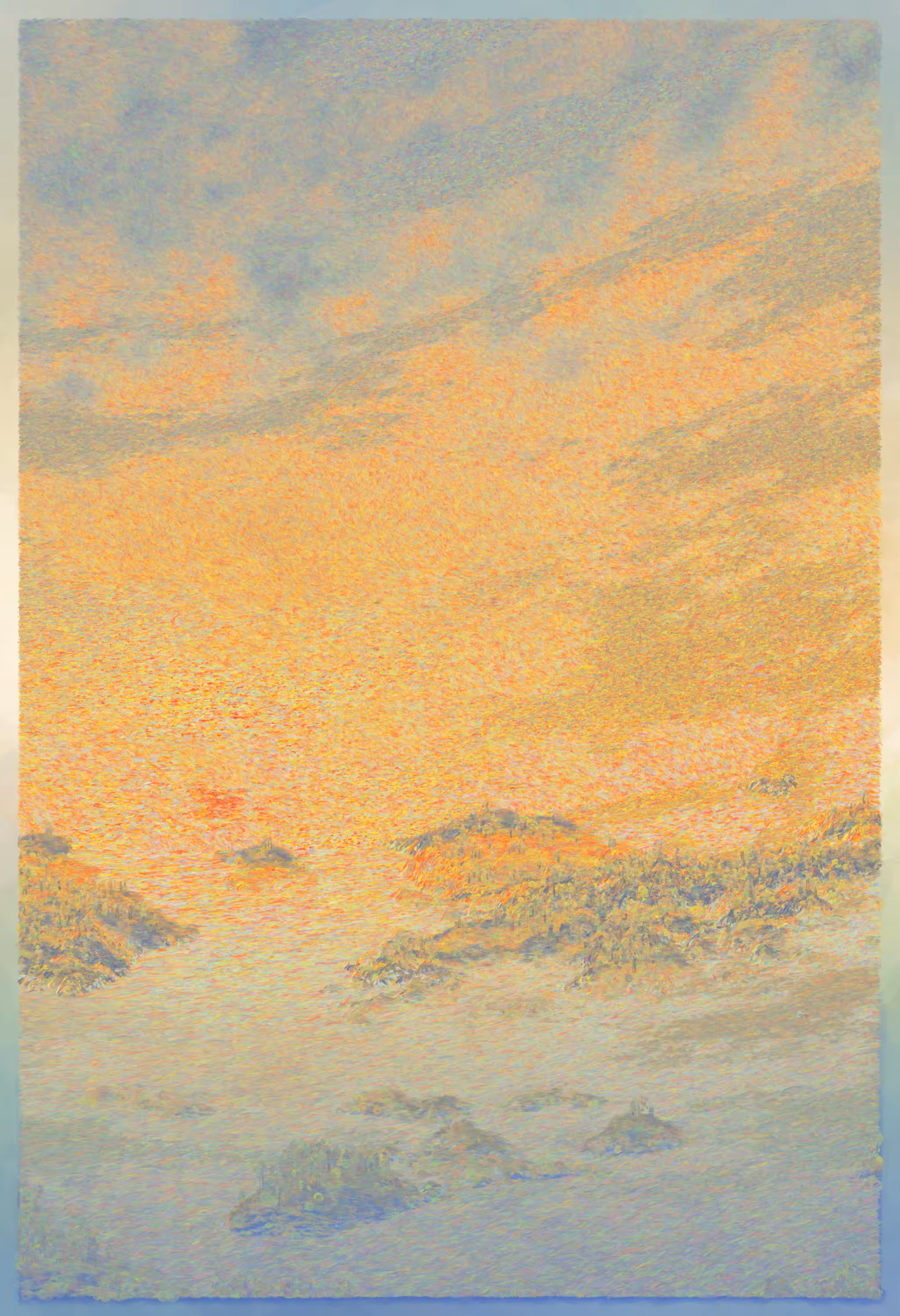 Rodeo posts: Morning in Orange