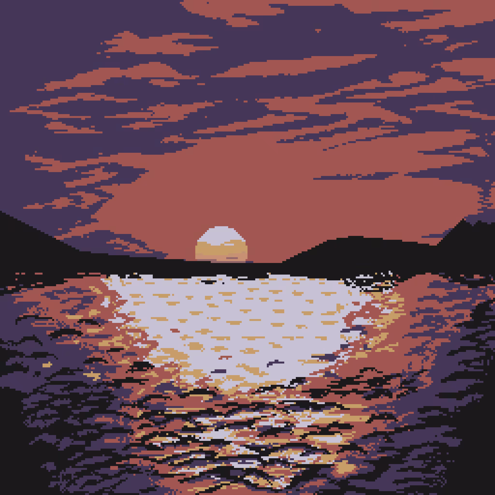 Pixel Sunset #91