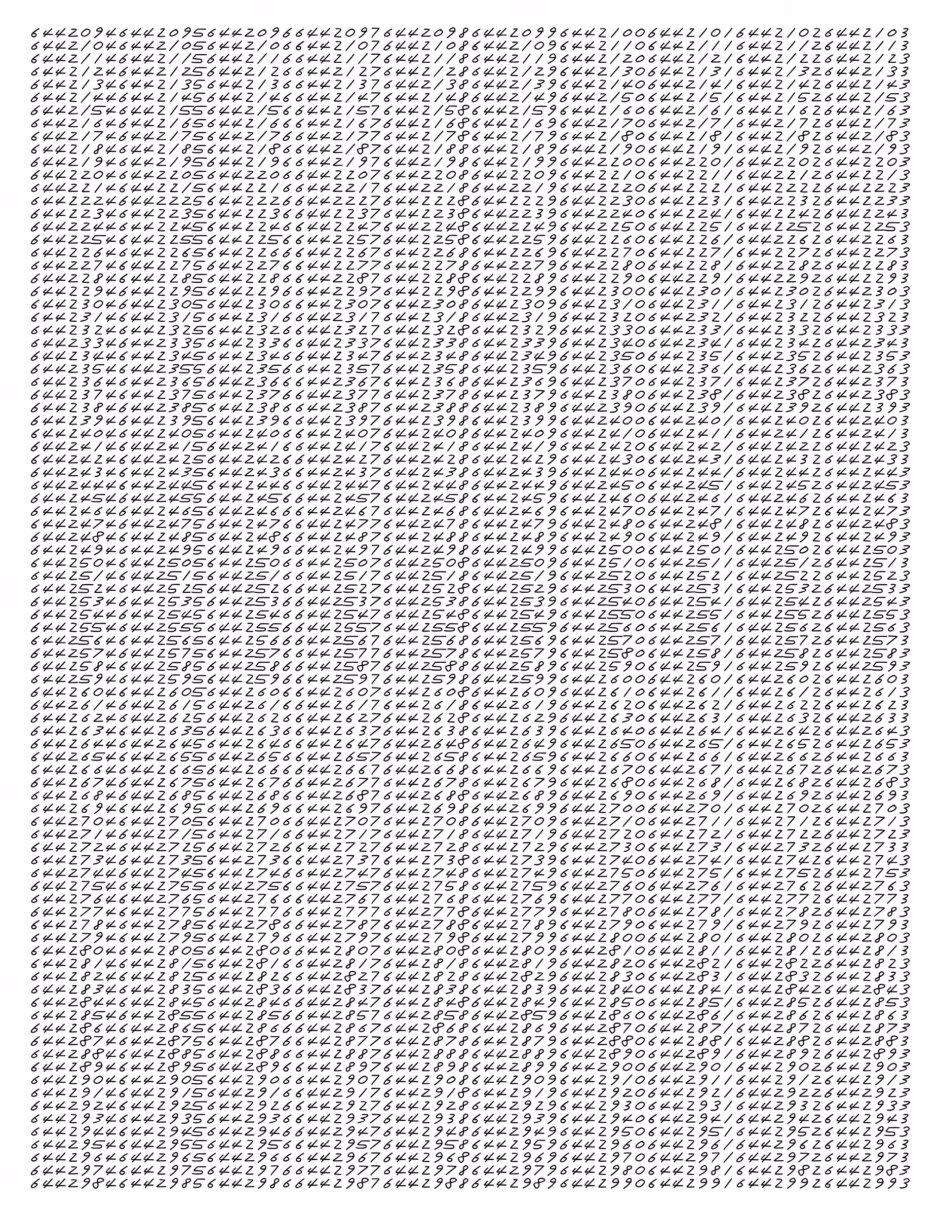 Endless (5,607,250 to Infinity) #2870