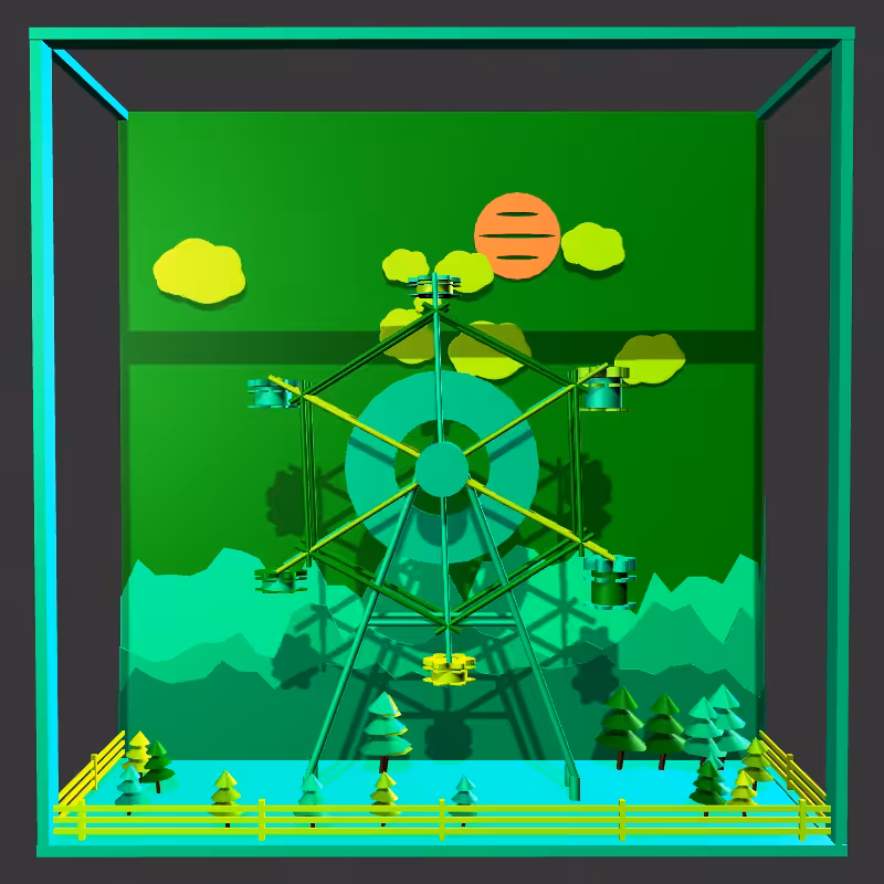 “Uncle Run” Fun Park: Ferris Wheel #20