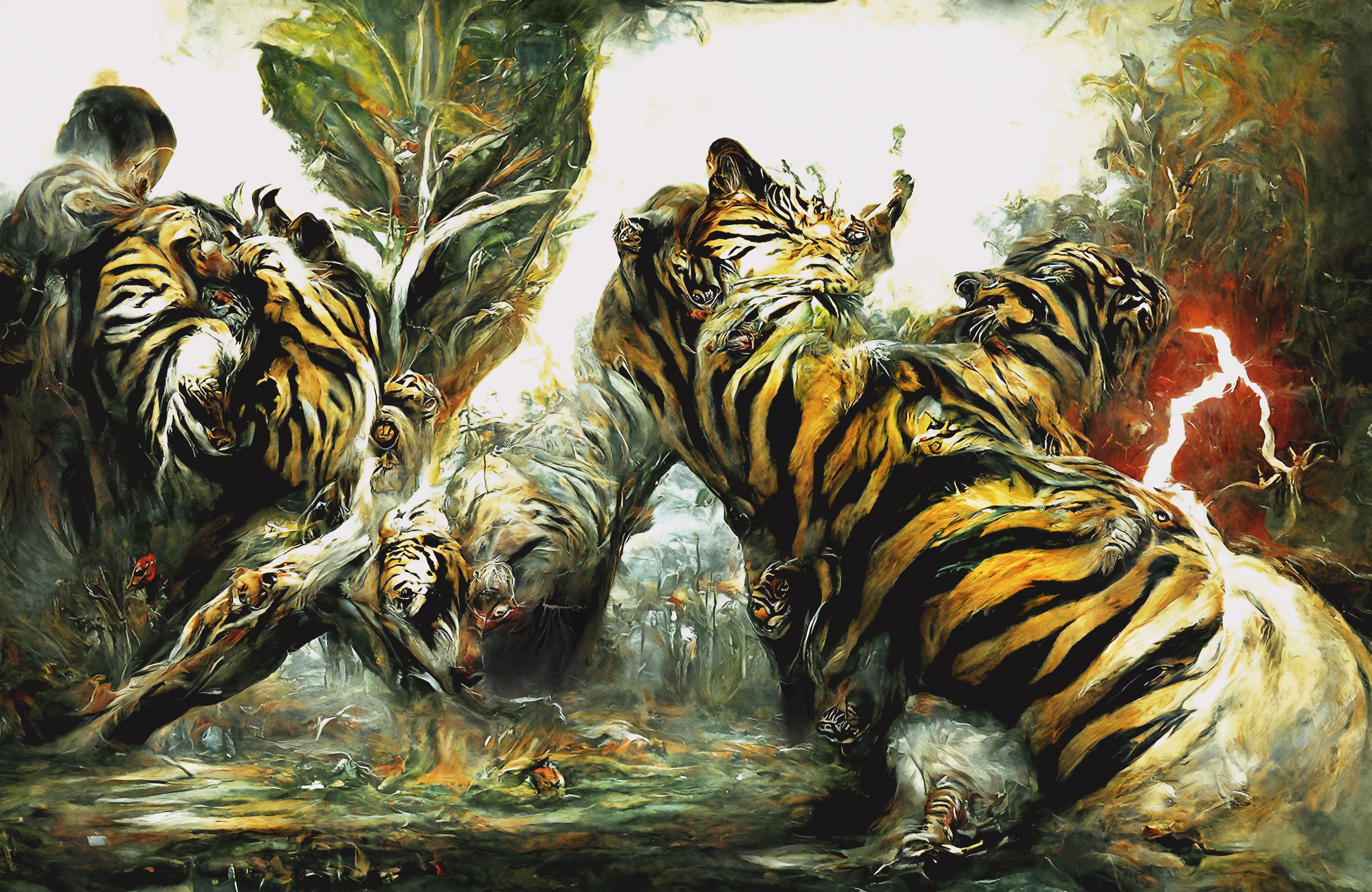 Beautiful Warfare - Animal Wars 9  (Tigers)