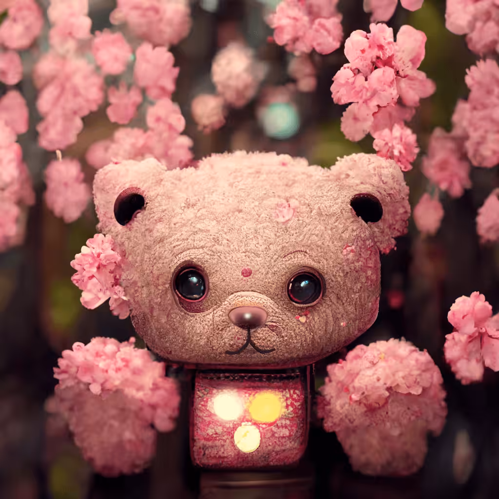 Pink teddy bear