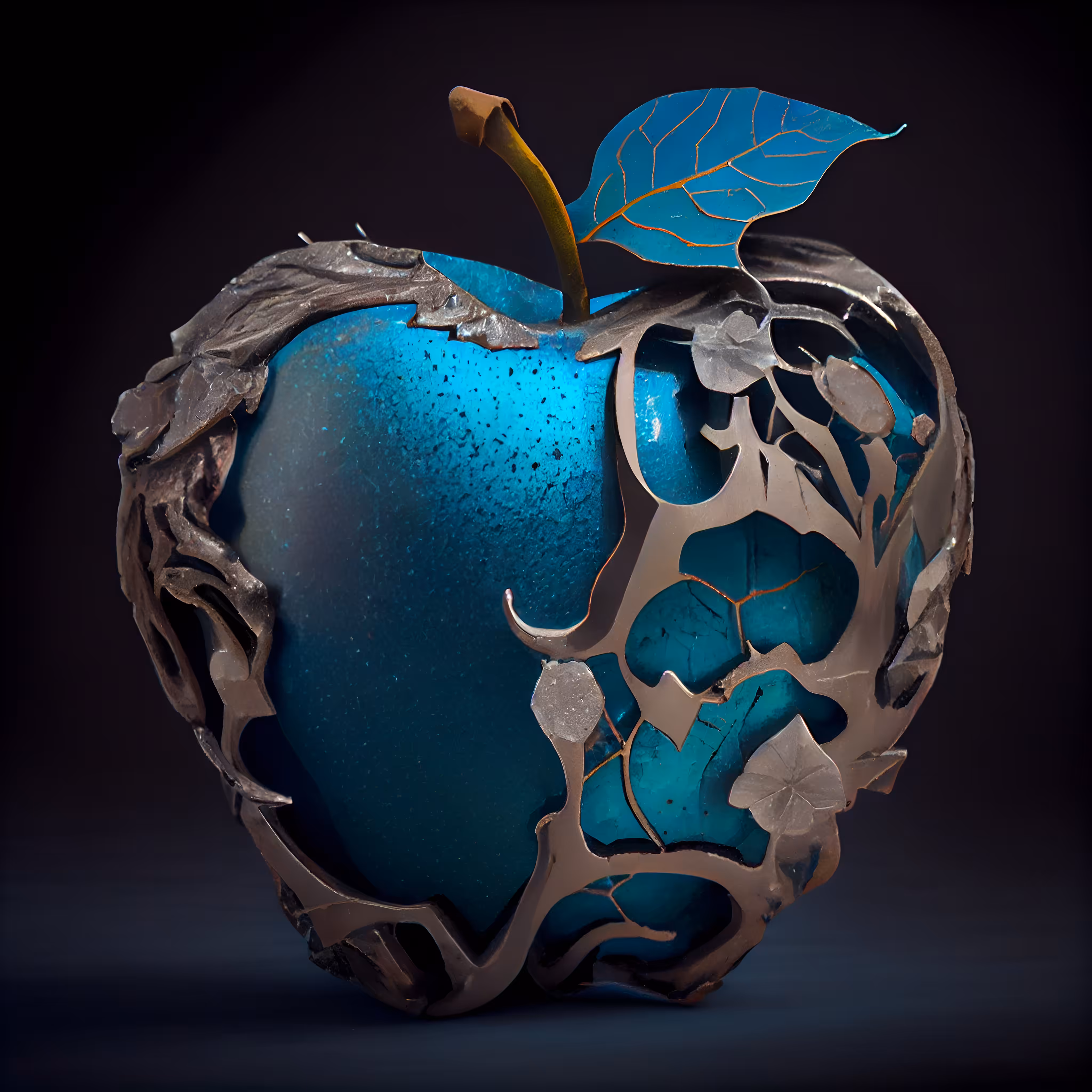 Blue apple