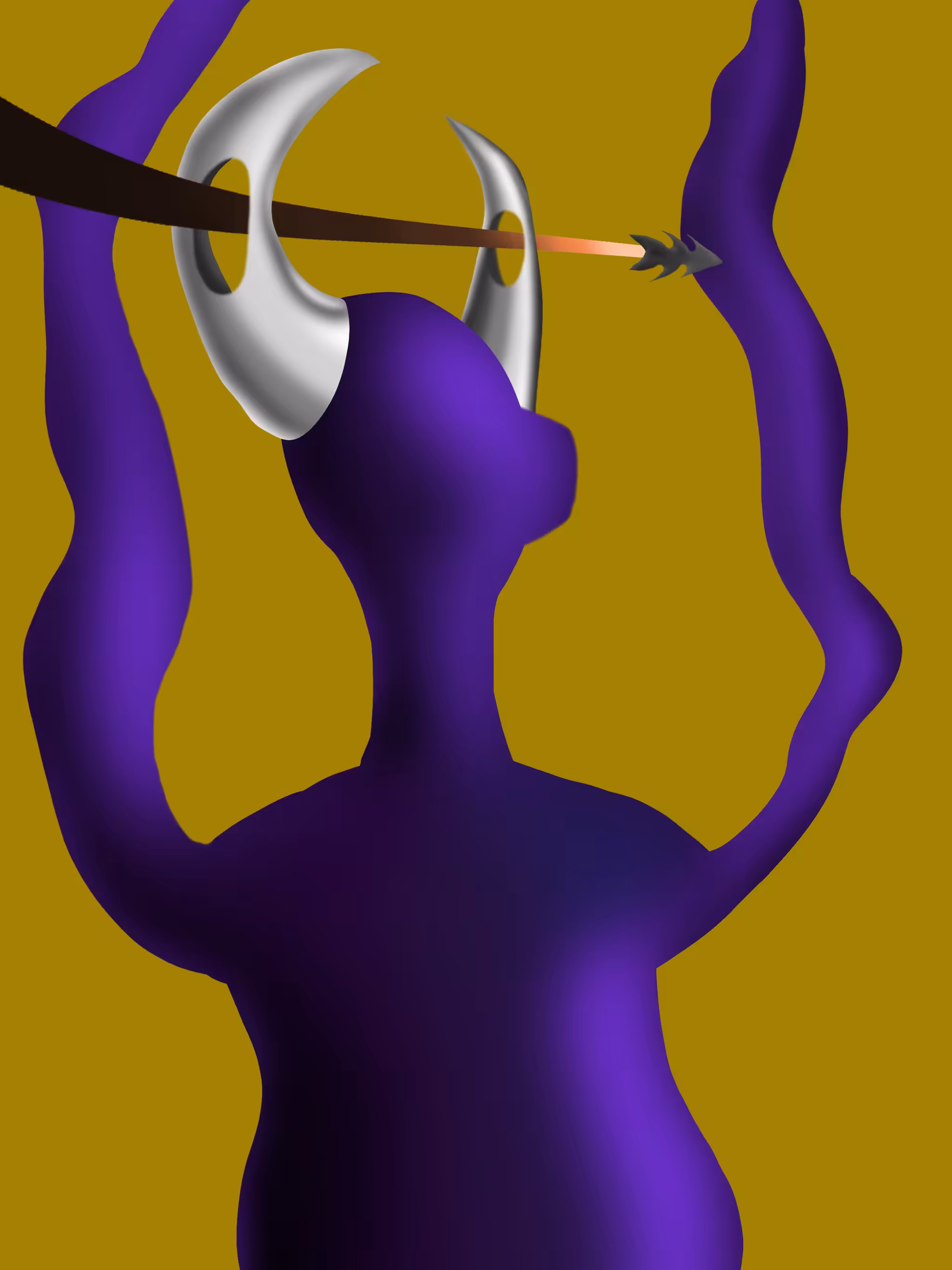 Caveman painting