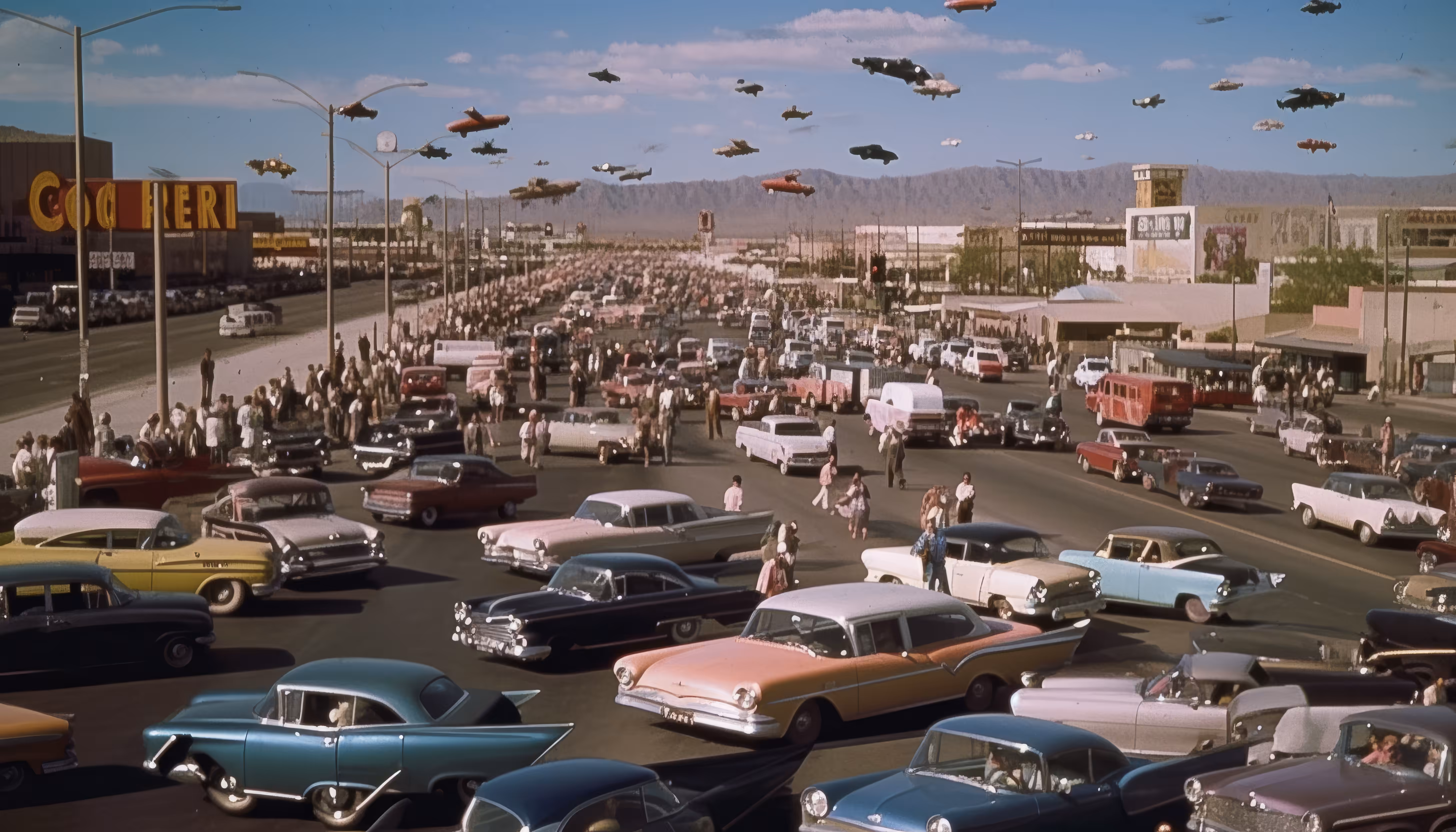The day that cars flew