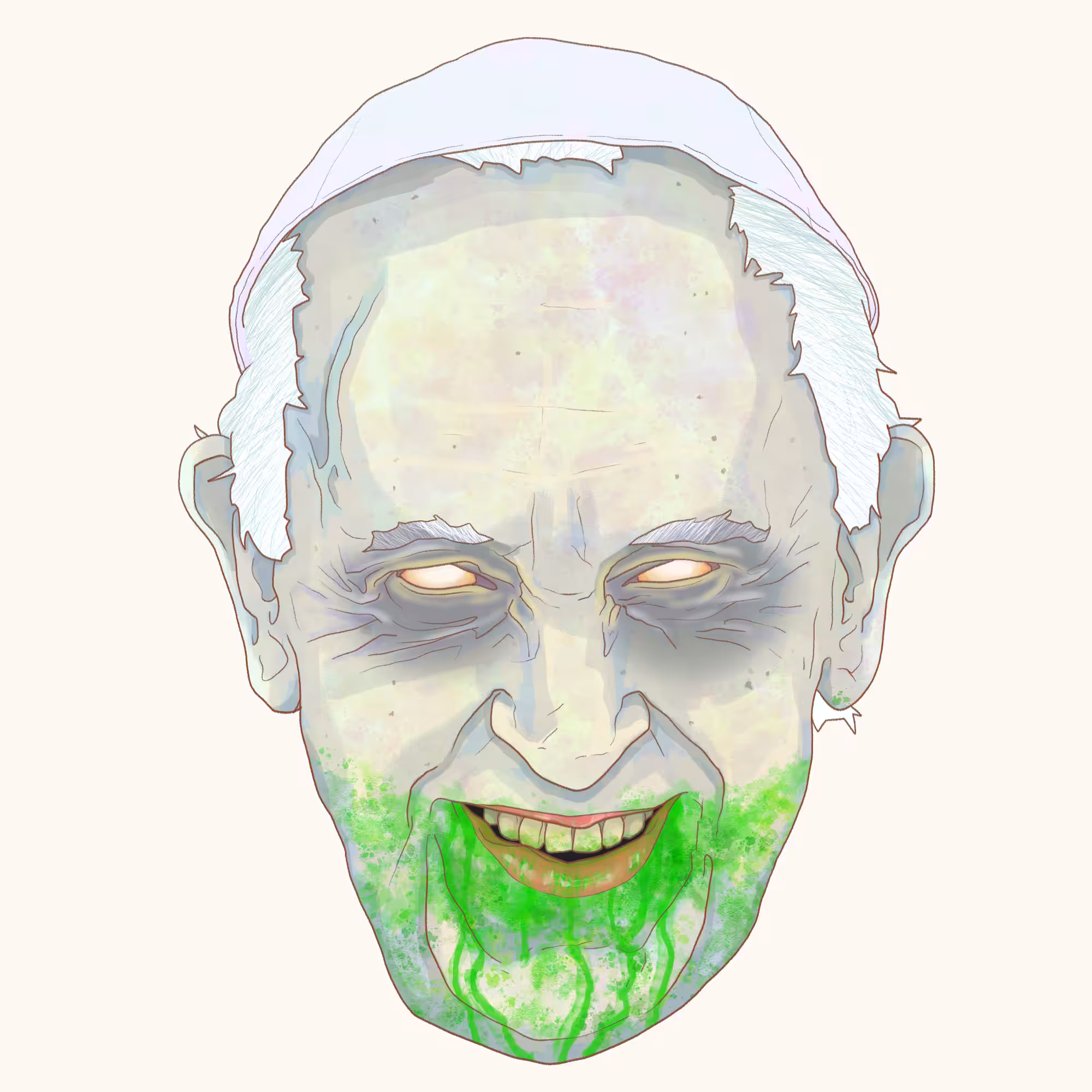 La cabeza muerta de Francisco