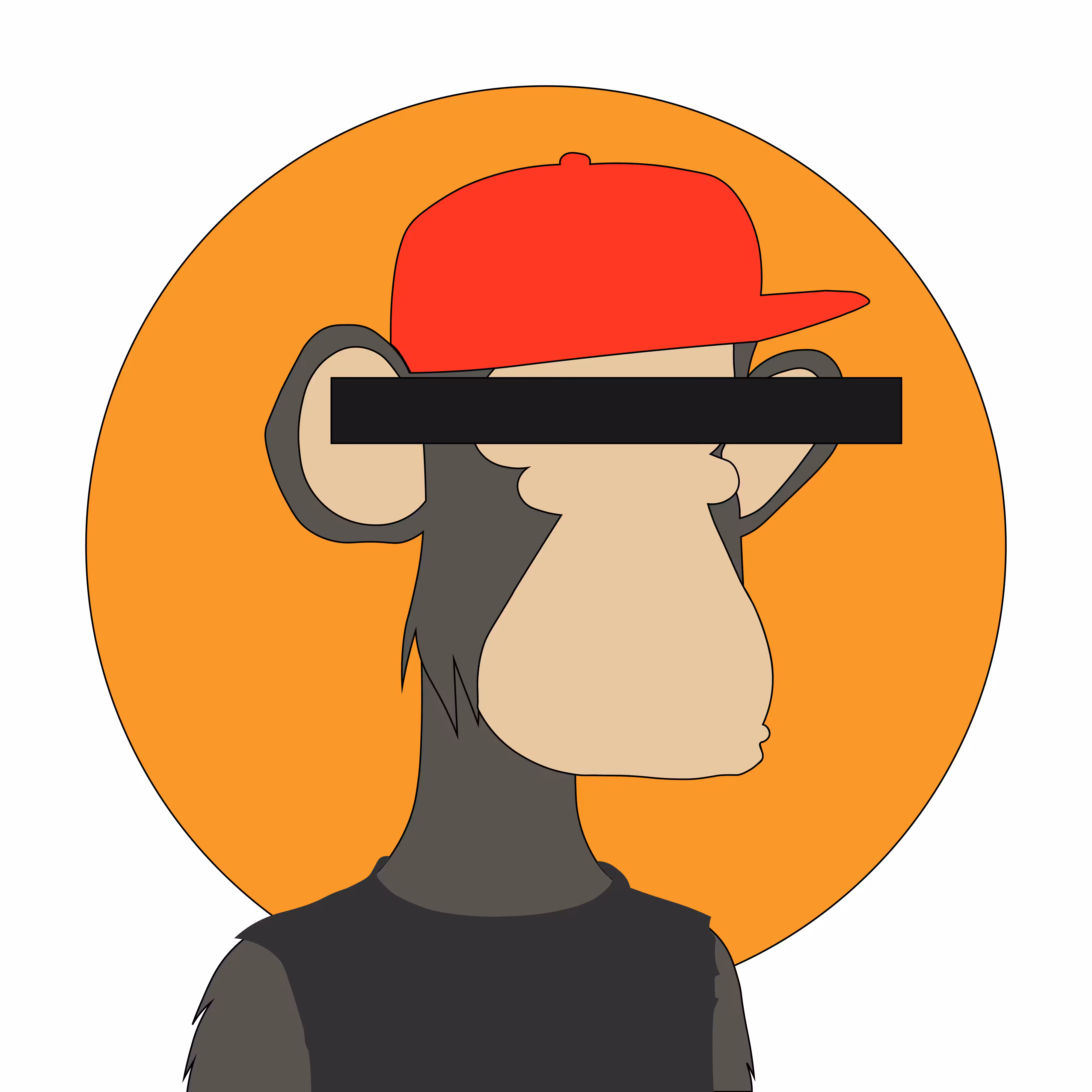 Faceless bored Ape 34