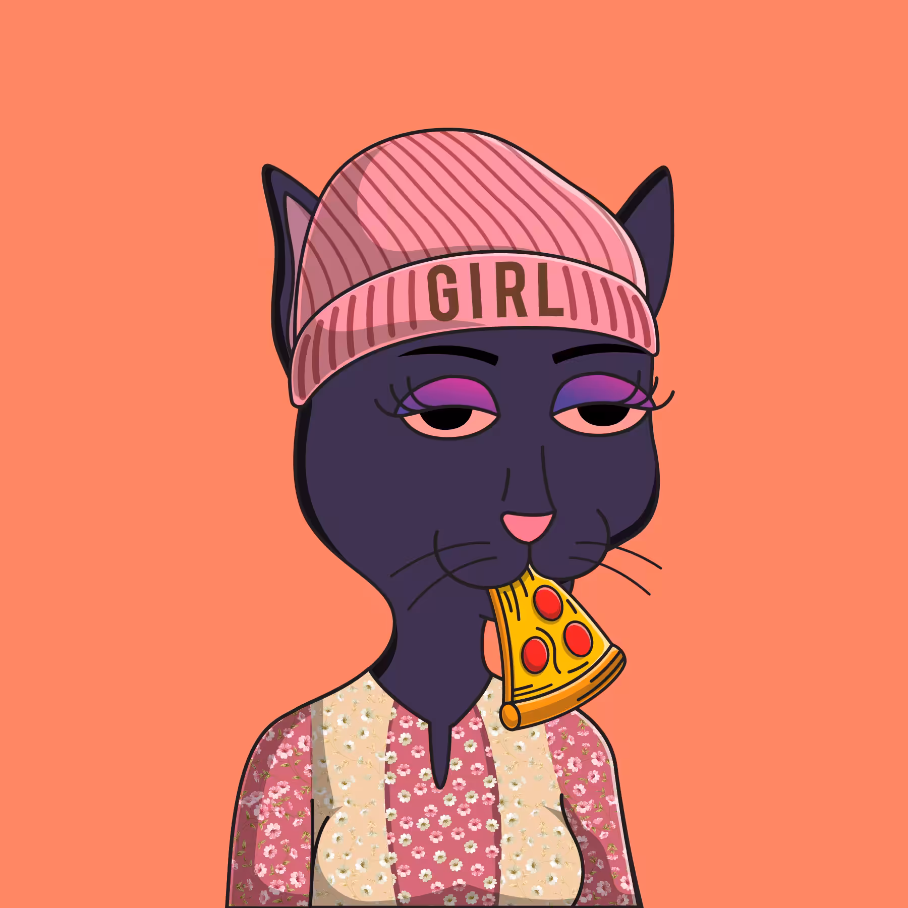 Girl Cat #392