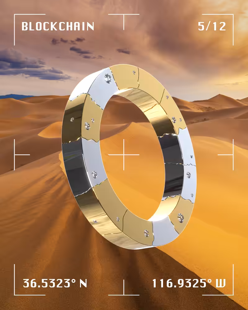 BLOCK 5: NFT + Physical 18K gold block