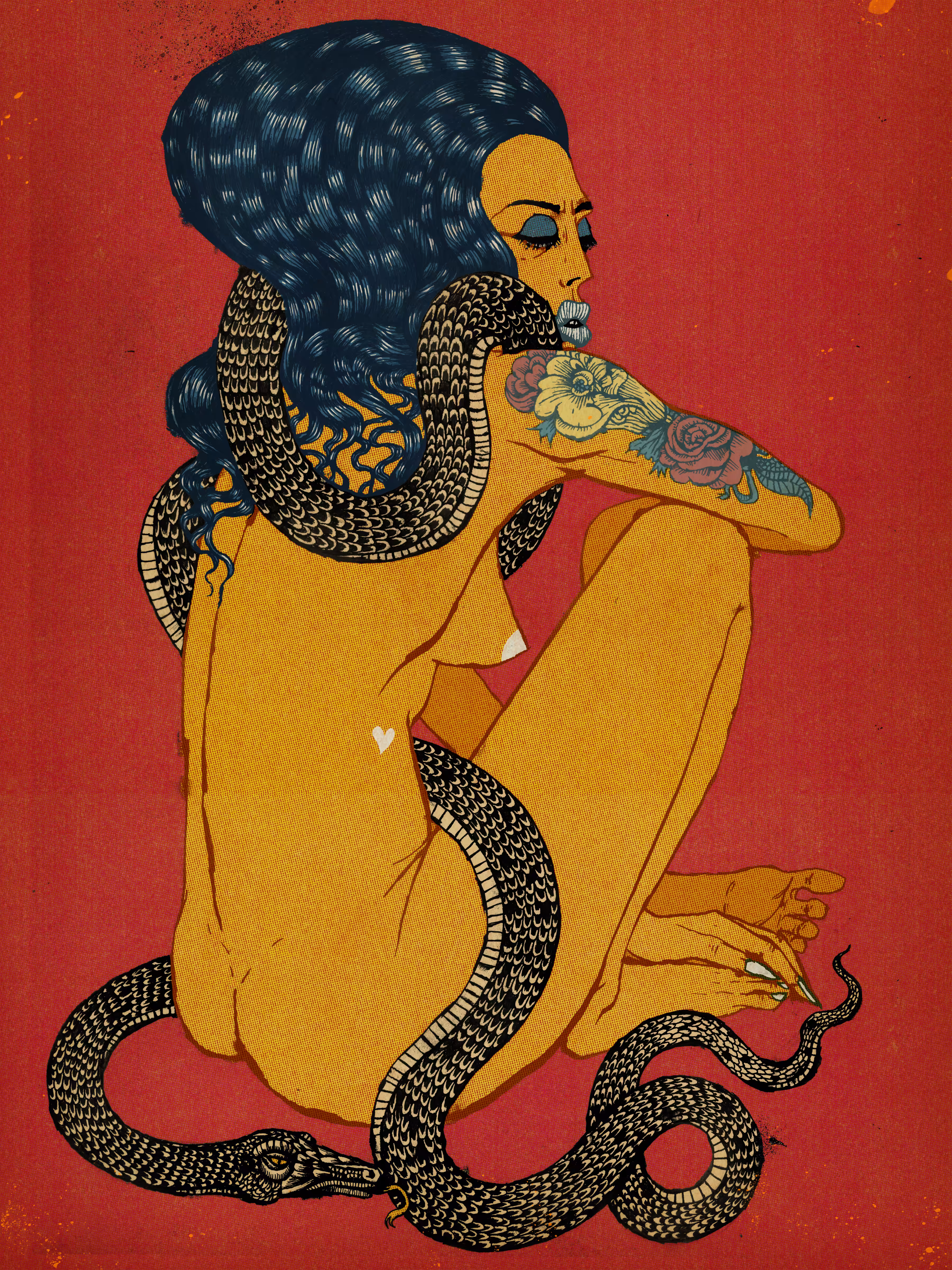 Woman with Snake V.1
