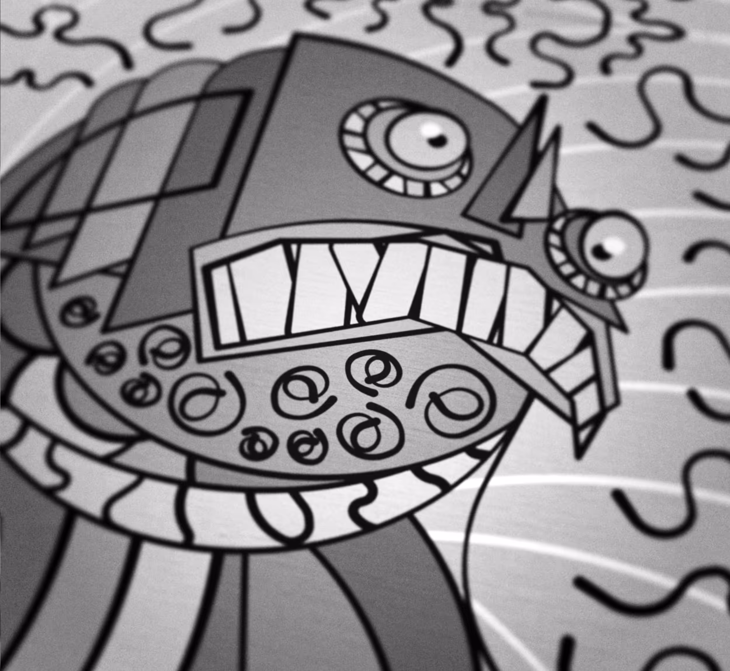 LoopyTokBlok Monochrome
