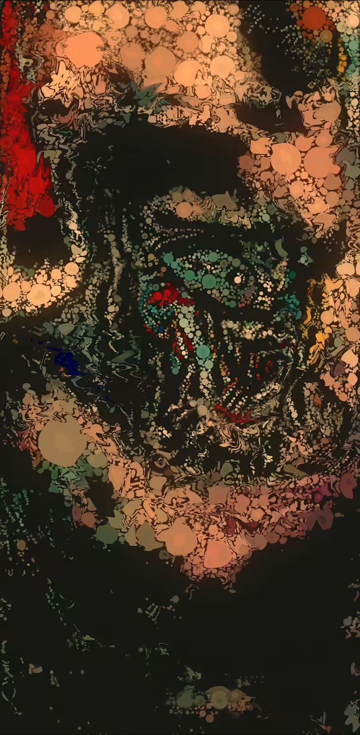 Demon's Psychedelic Portrait