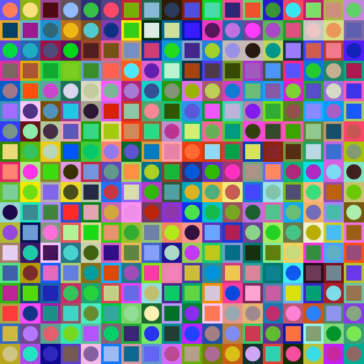 Square Dot Composition #52