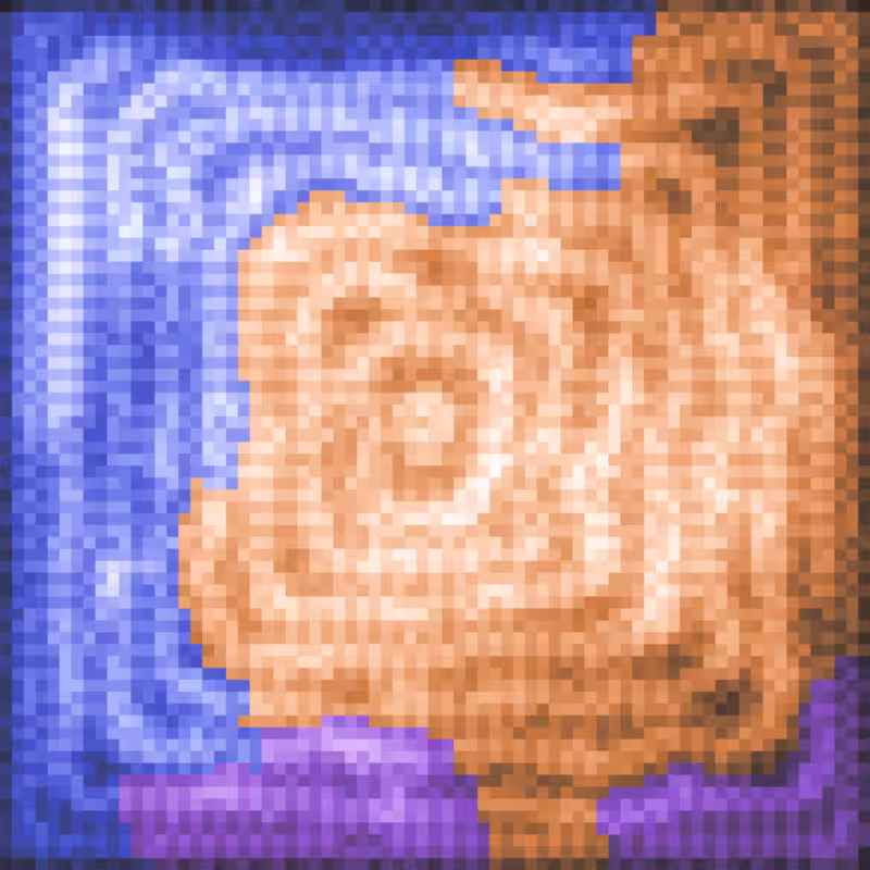 Rainbow Ripples Automaton #30