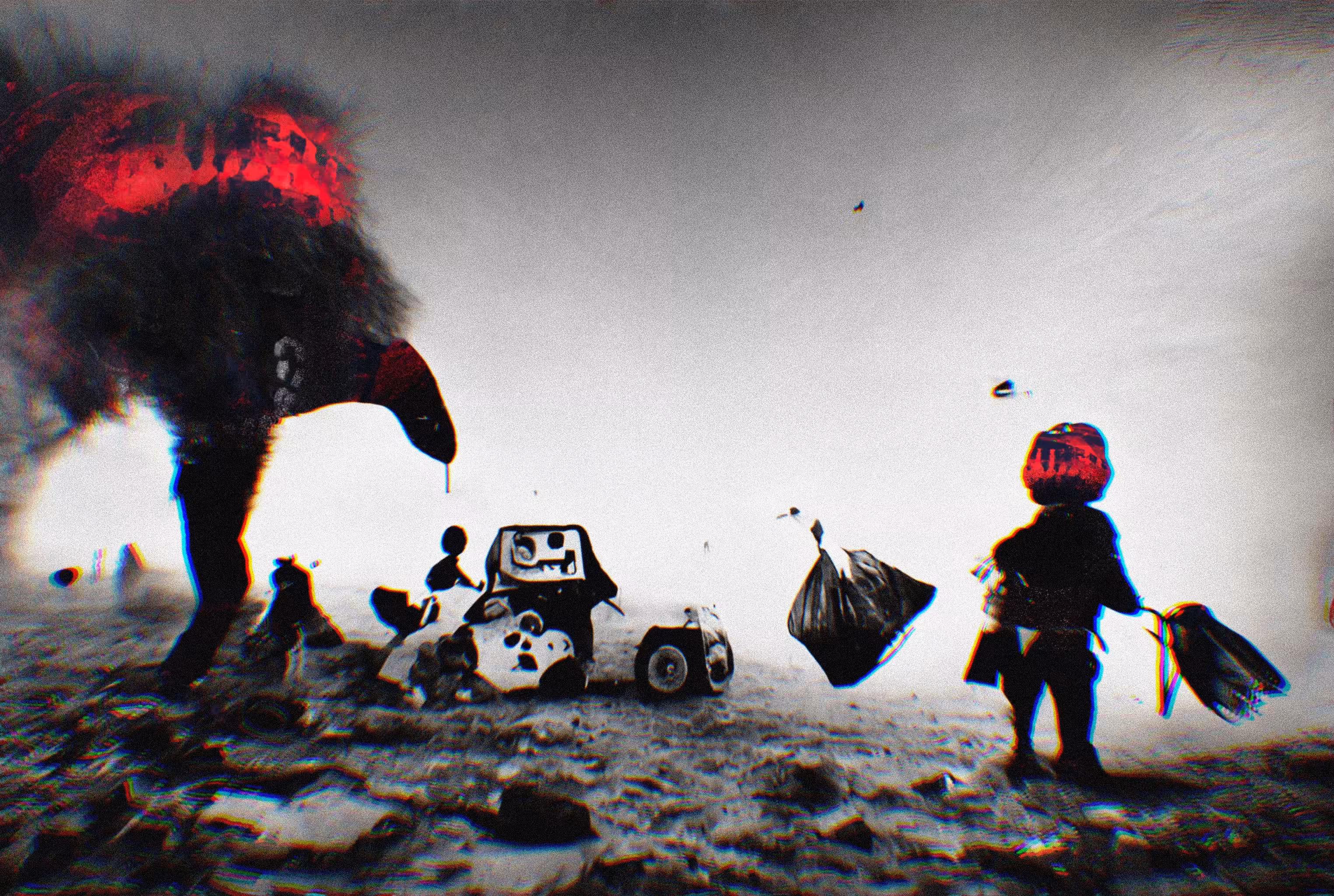 Madness stamps in the AI wastelands I