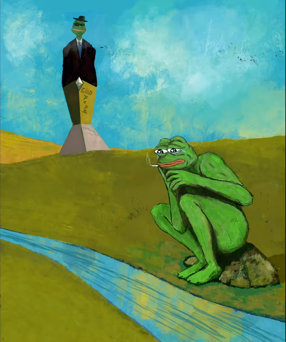 God Pepe The Frog Memorial