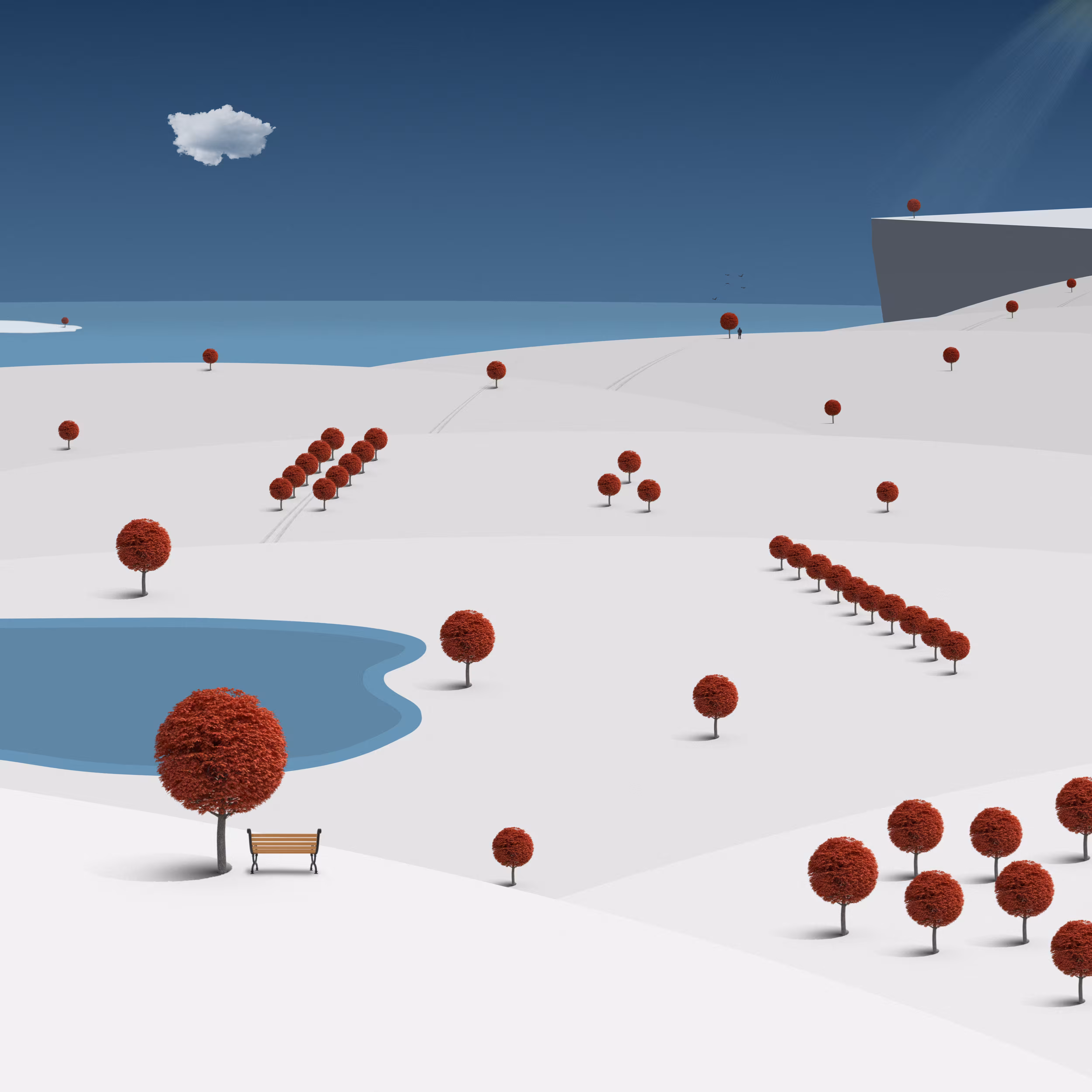 Opus of Red Trees
