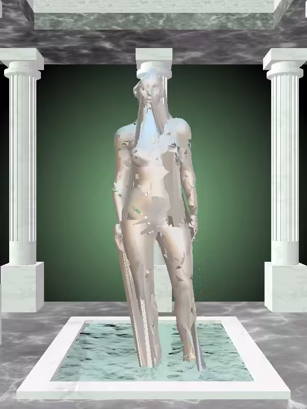 HeavenComputer: The Excited Silver Haze Woman #1300