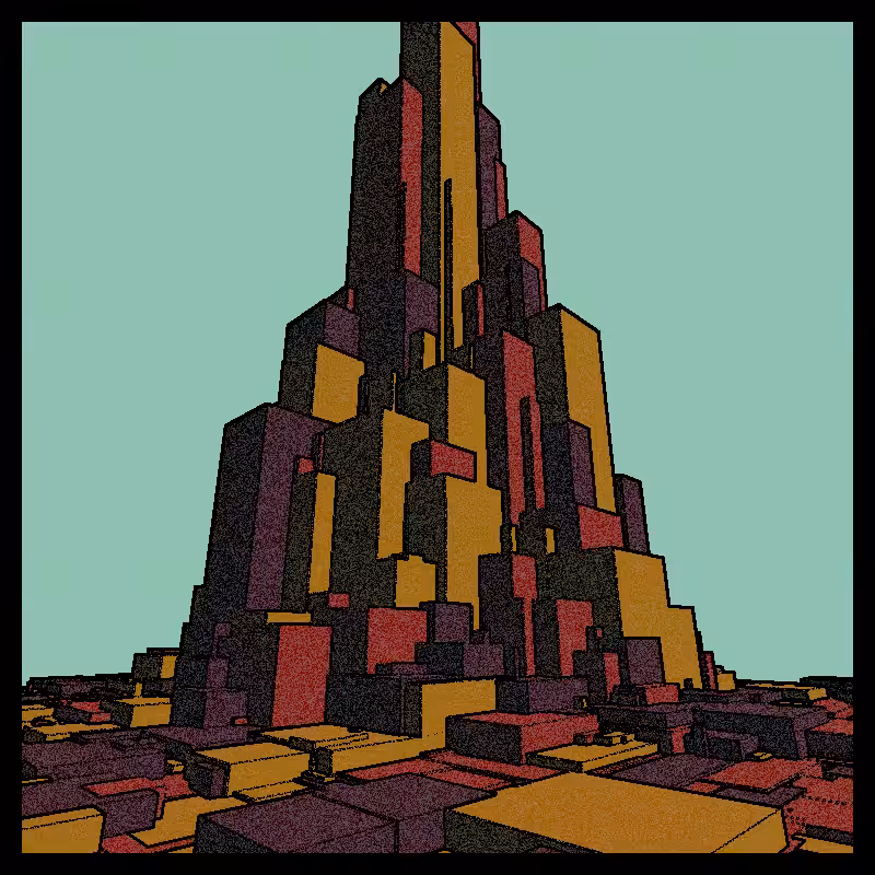 Crystal forest #38