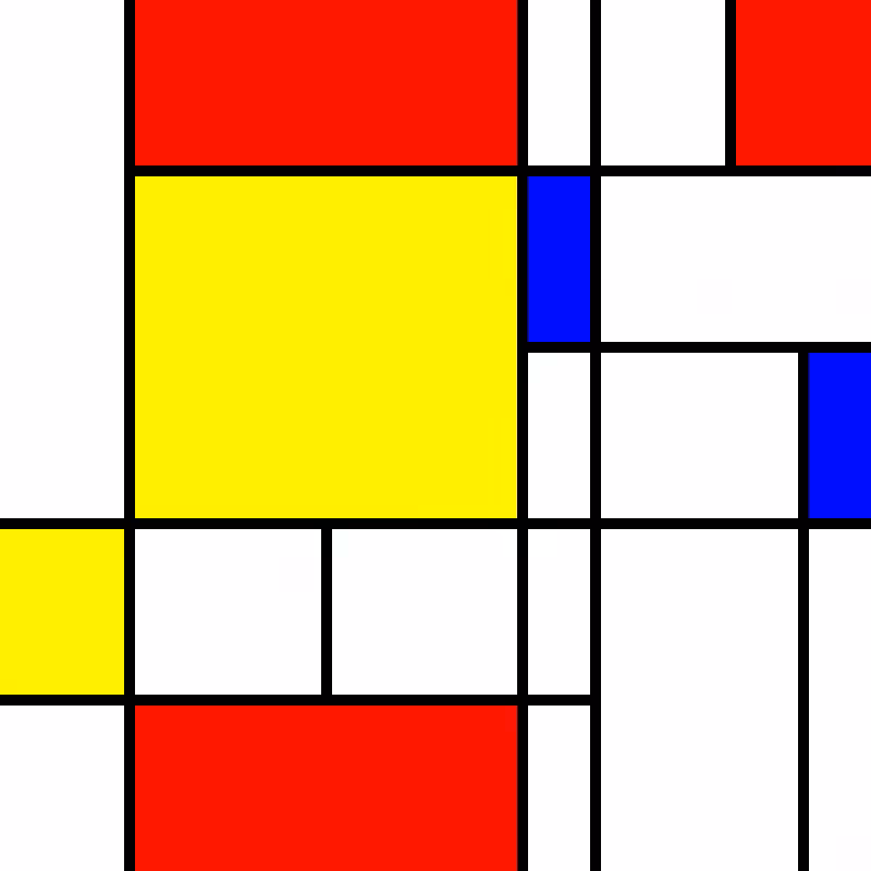 compositioninredblueandyellow.art, (NFT) #84