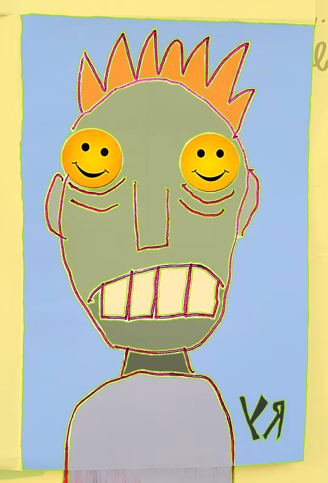 "Smiling Eyes" by Richard F. Yates (Holy Fool)