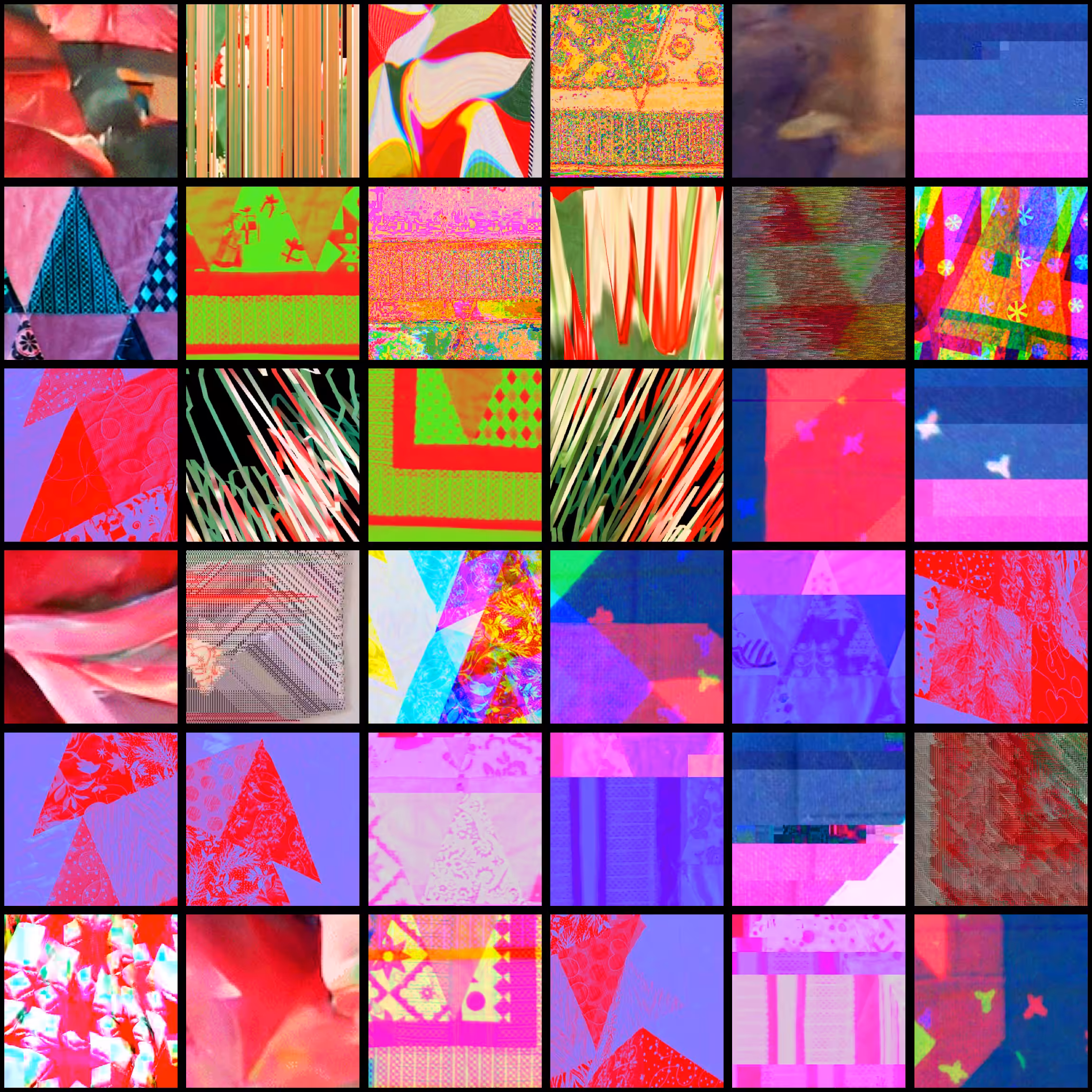 Retired Christmas Glitch Quilt Squares 2021.47