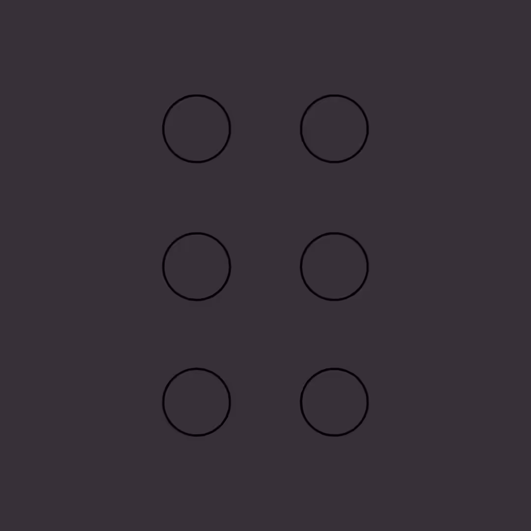 Braille Cell: (SPACE)